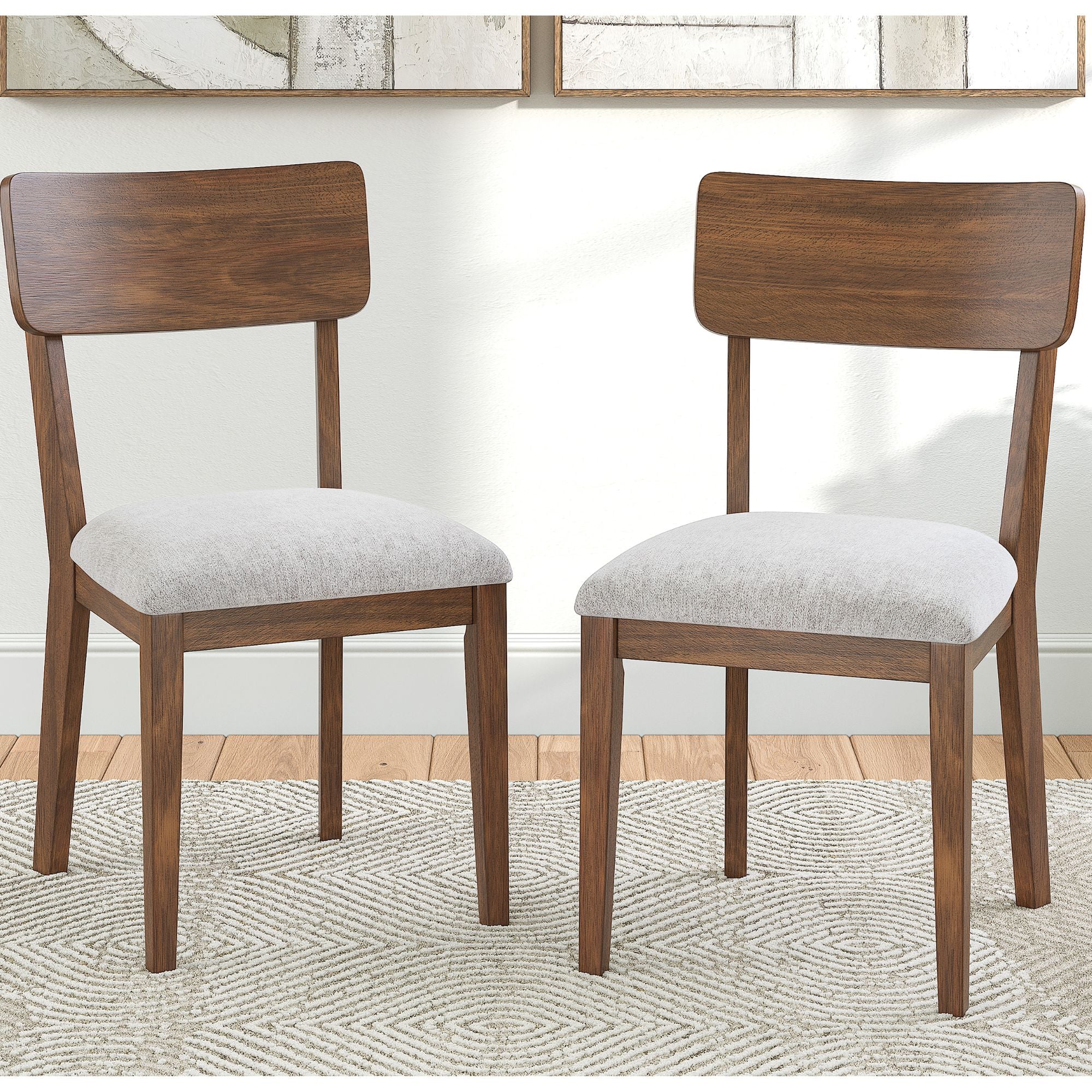 Brown Tameride 5-piece dining room set by Signature Ashley with a table and matching chairs, ideal for modern dining spaces.