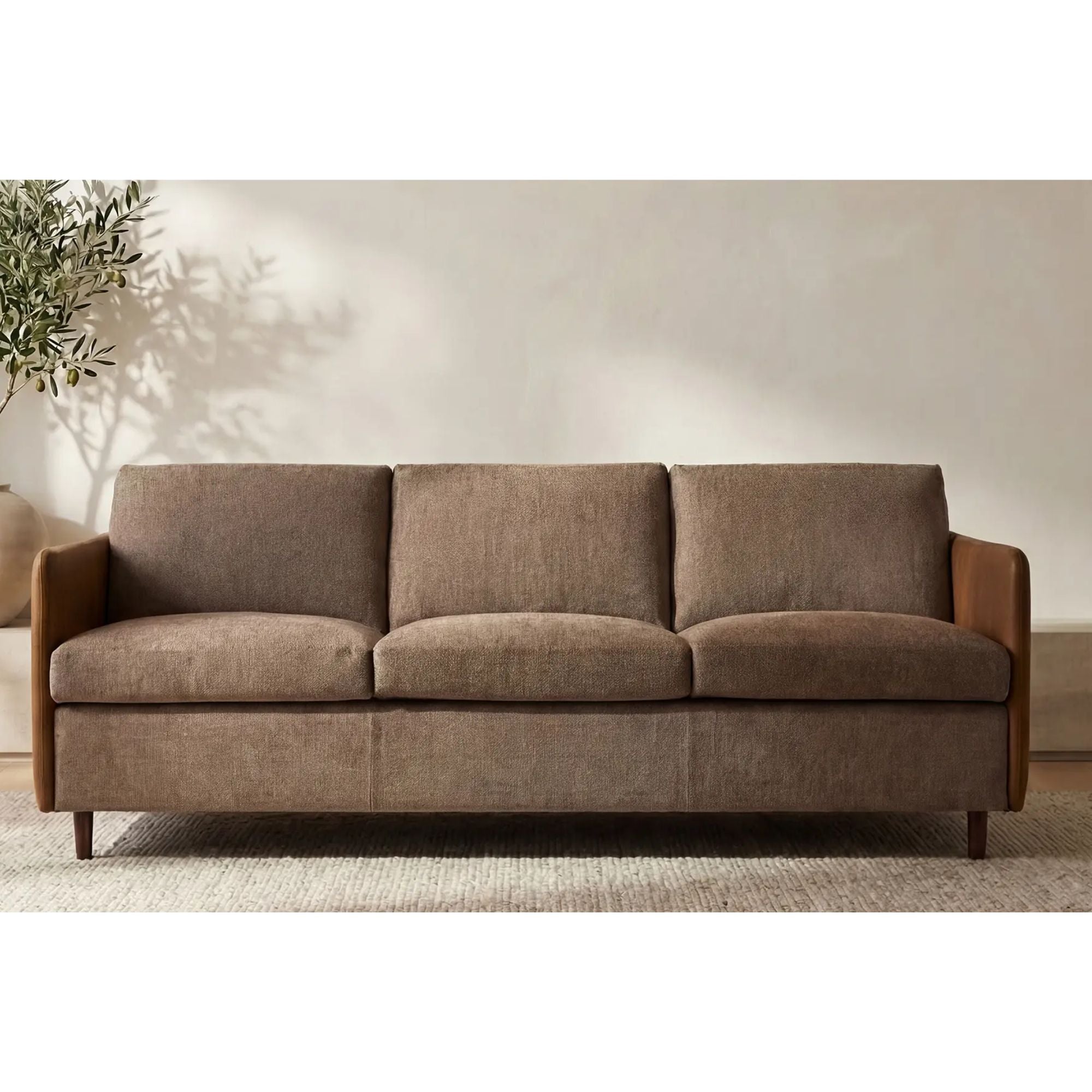 Moe's Home Teller Collection Sofa Brown | CastleUp Experience Centre Online Furniture