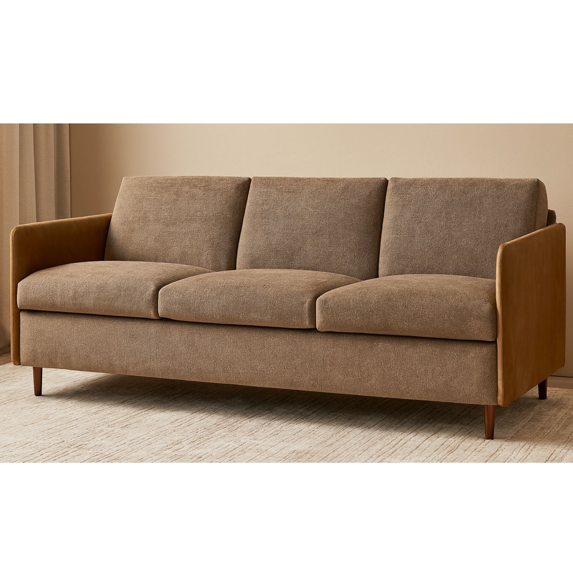 Moe's Home Teller Collection Sofa Brown | CastleUp Experience Centre Online Furniture