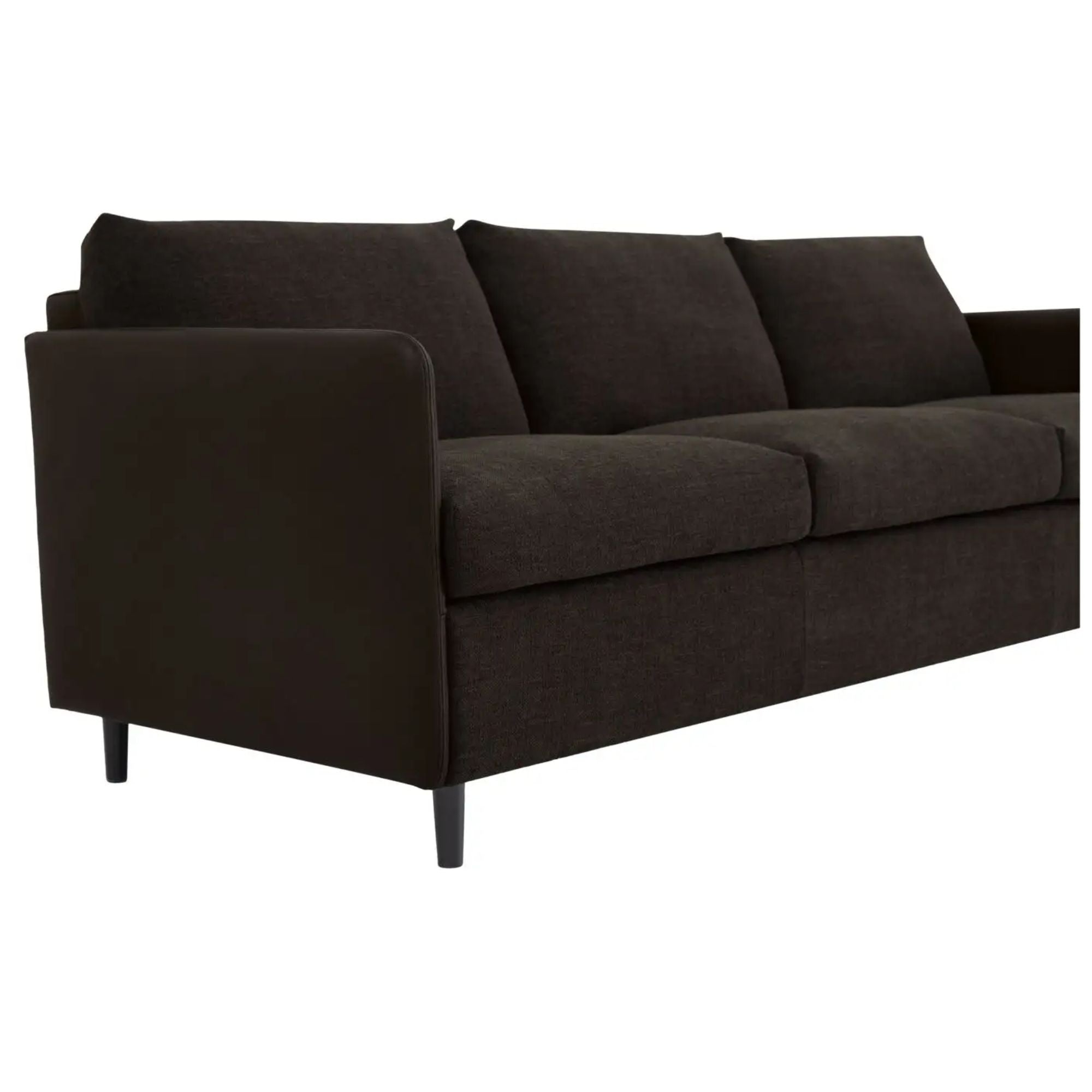 Moe's Home Teller Collection Sofa Warm Black | CastleUp Experience Centre Online Furniture