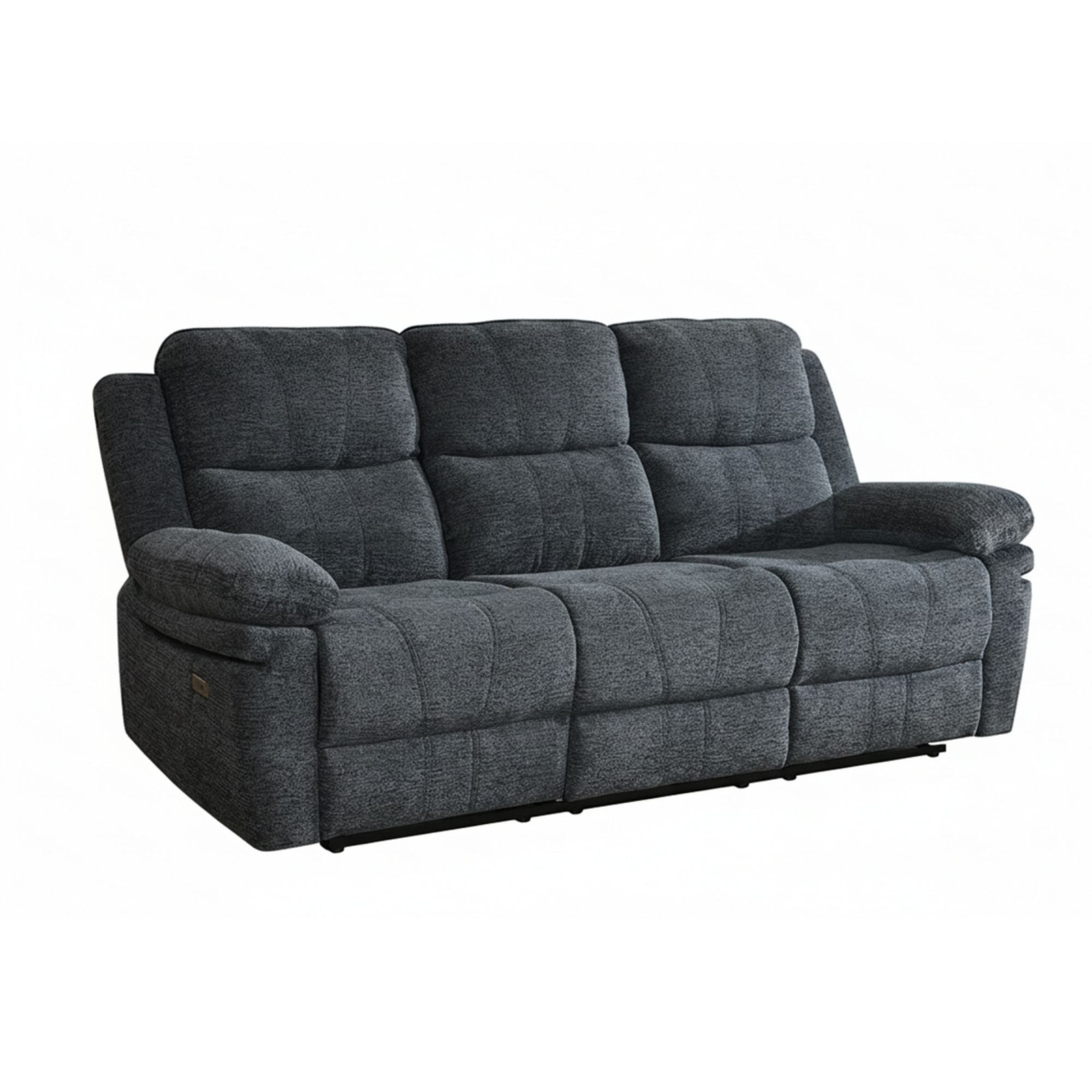 Thea Power Recliner Sofa in Dark Grey | CastleUp Experience Centre Online Furniture