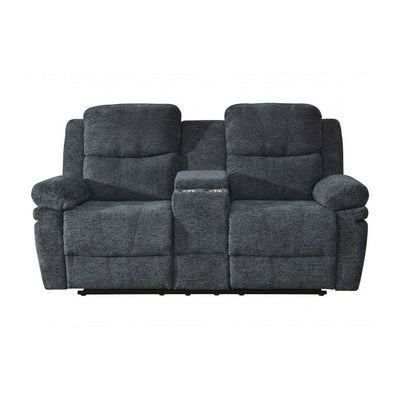 Thea Power Recliner Loveseat in Dark Grey | CastleUp Experience Centre Online Furniture