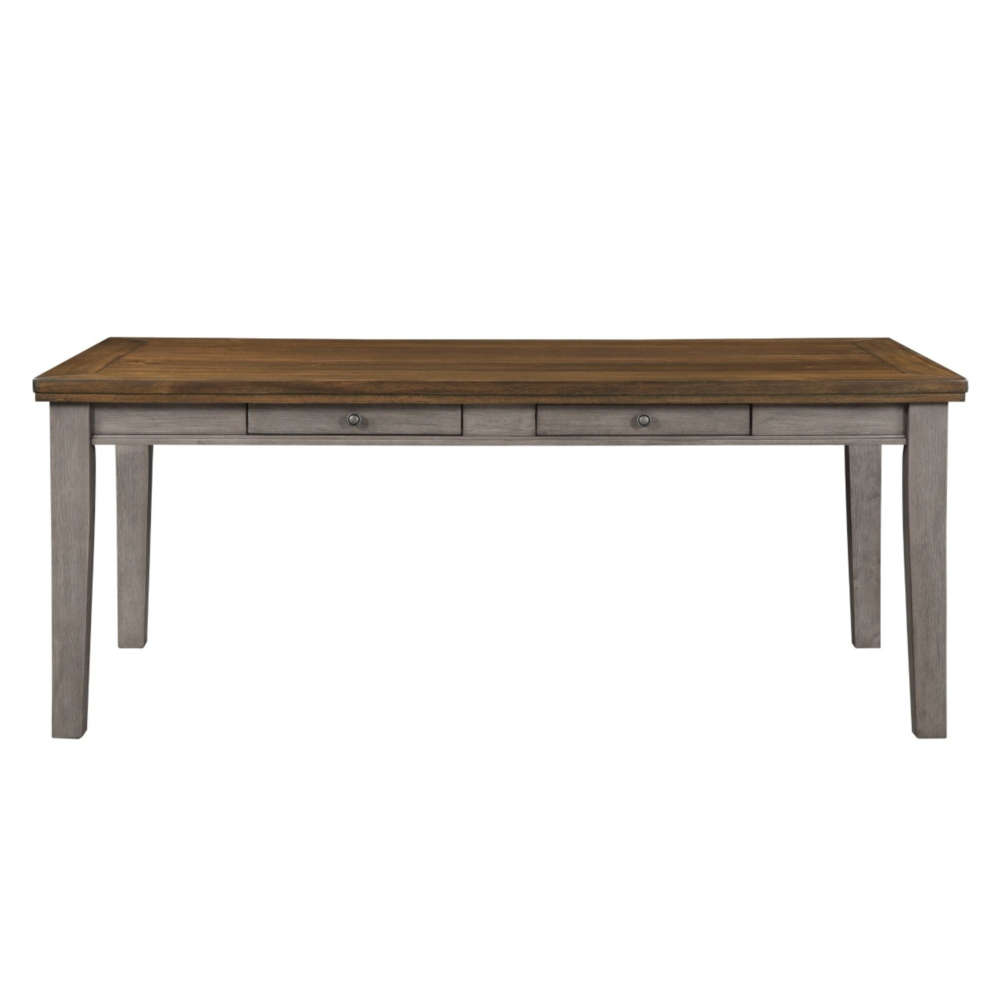 Gray Tigard Collection dining set by MAZ featuring a table and matching chairs for stylish dining room decor.