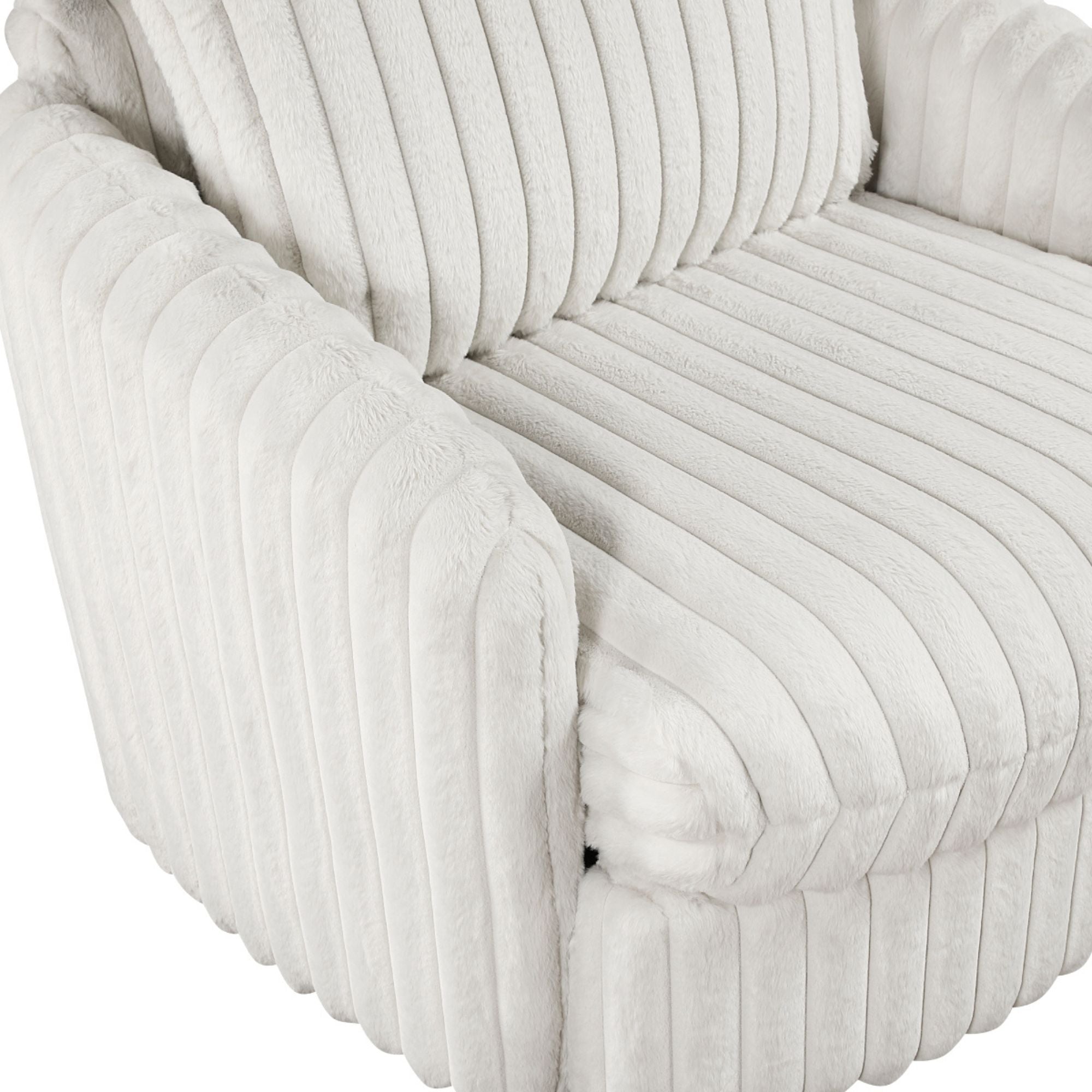 Beige Tomball Accent Chair by M.A.F featuring plush upholstery and modern design for stylish seating.