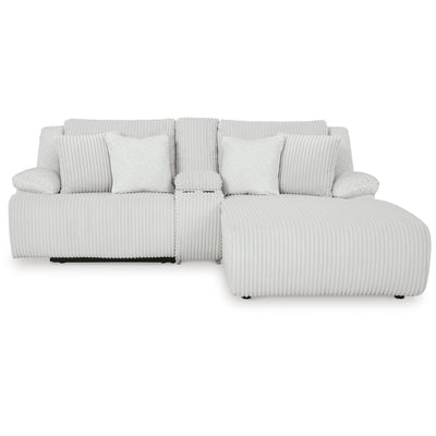 Top Tier 3-Piece Reclining Sectional Sofa with Chaise Alloy