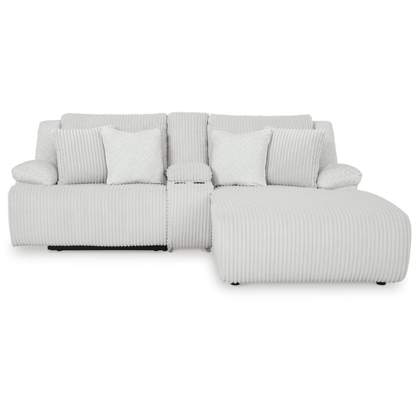 Top Tier 3-Piece Reclining Sectional Sofa with Chaise Alloy | CastleUp Experience Centre Online Furniture