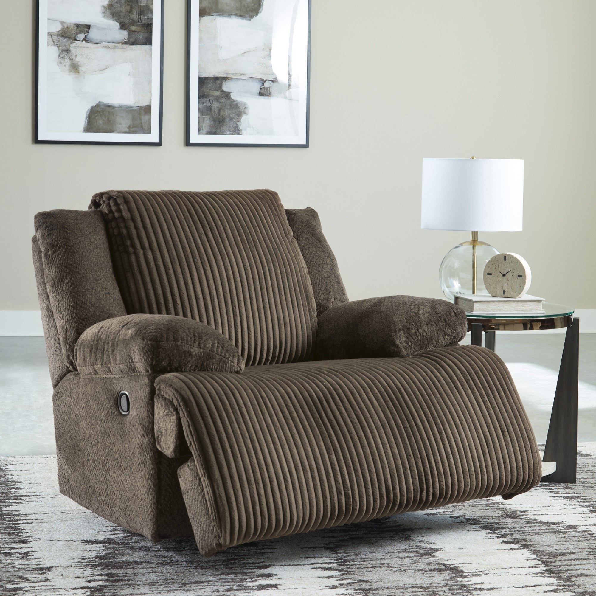 Top Tier Rocker Recliner Brown