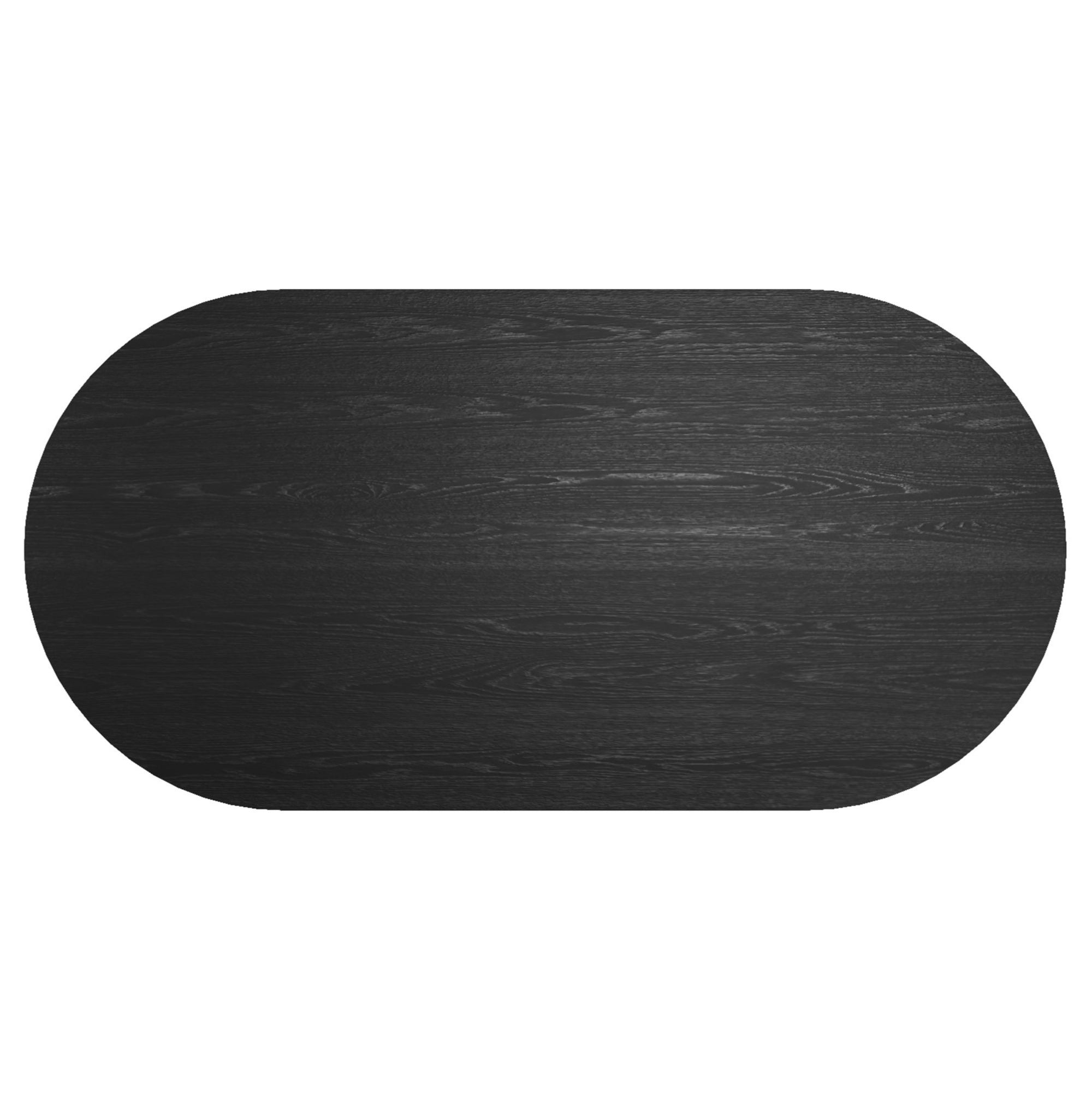 Tovas 79" Oval Dining Table in Black