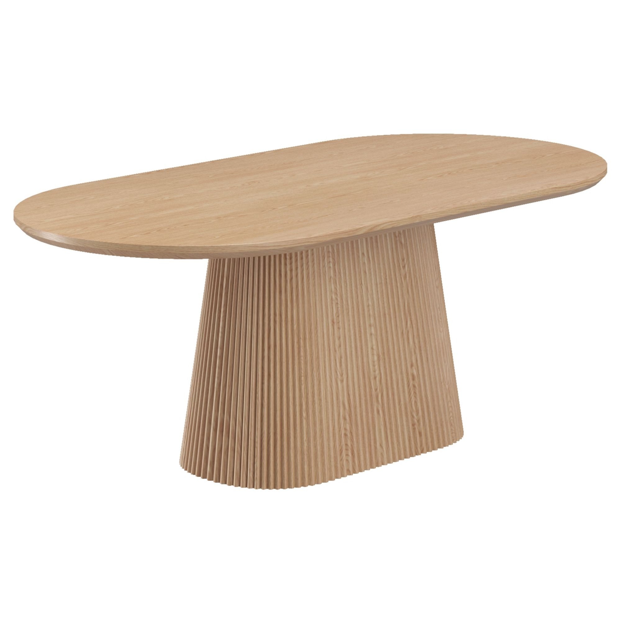 Tovas 79" Oval Dining Table in Natural