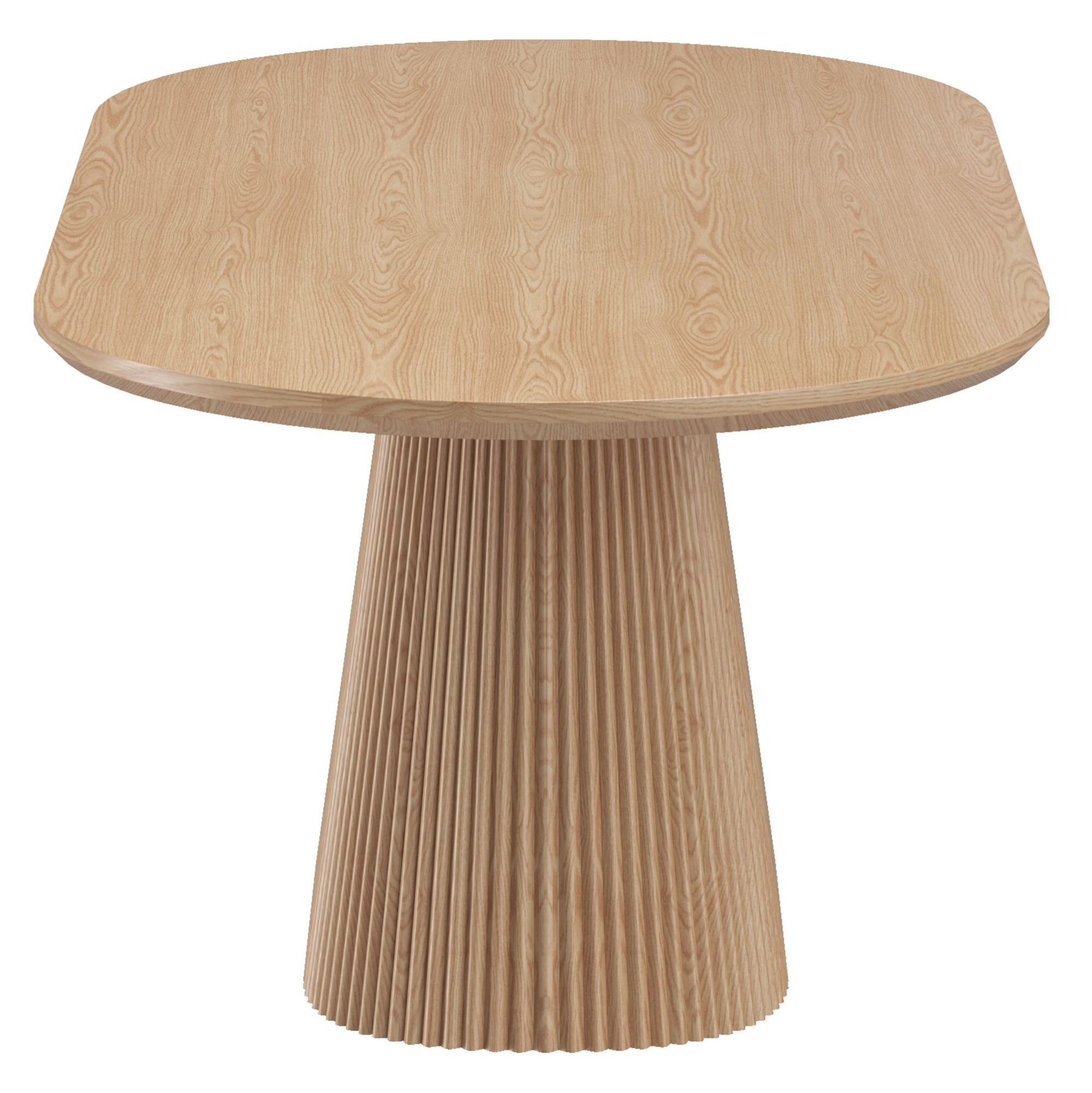 Tovas 79" Oval Dining Table in Natural
