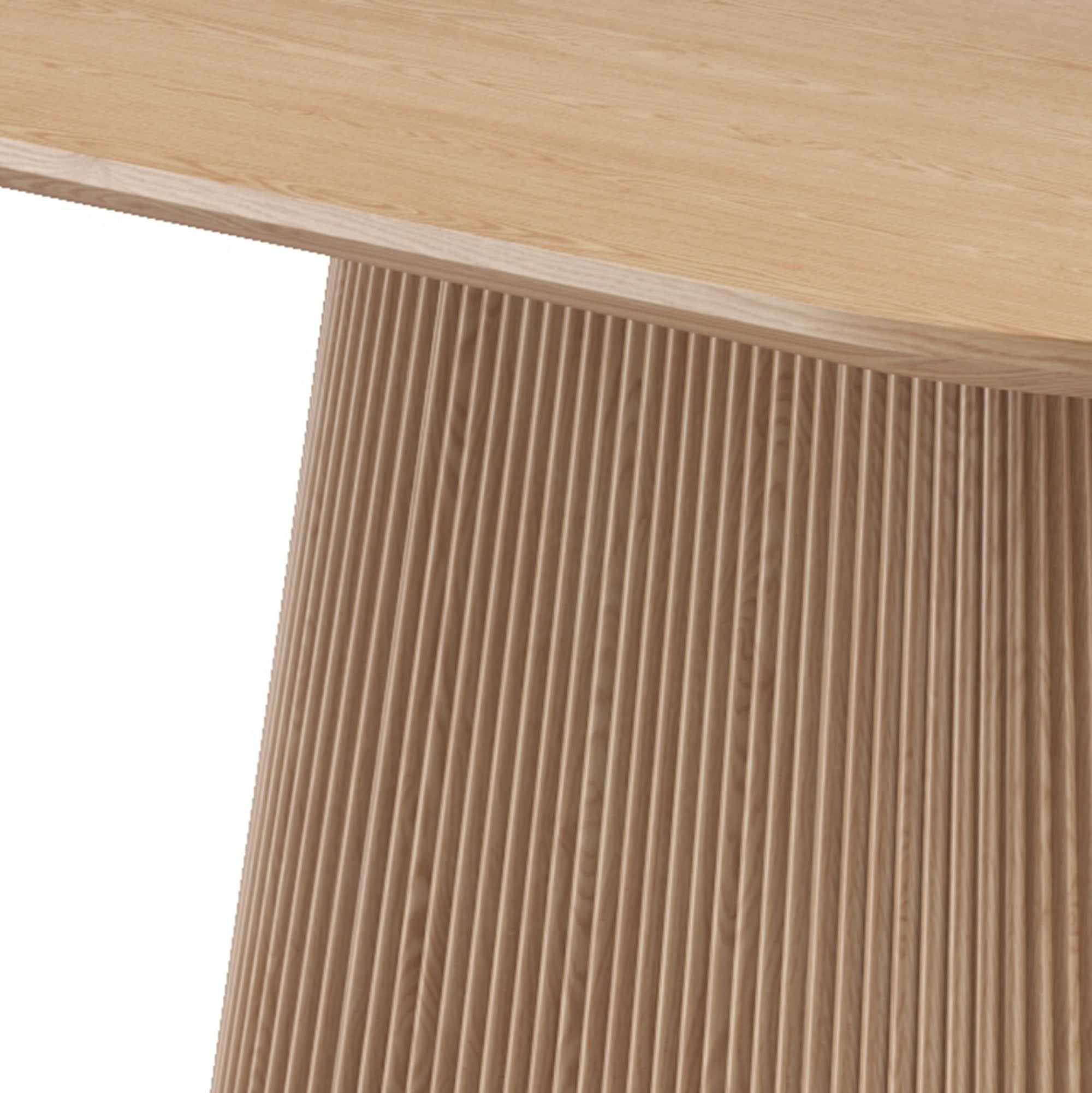 Tovas 79" Oval Dining Table in Natural