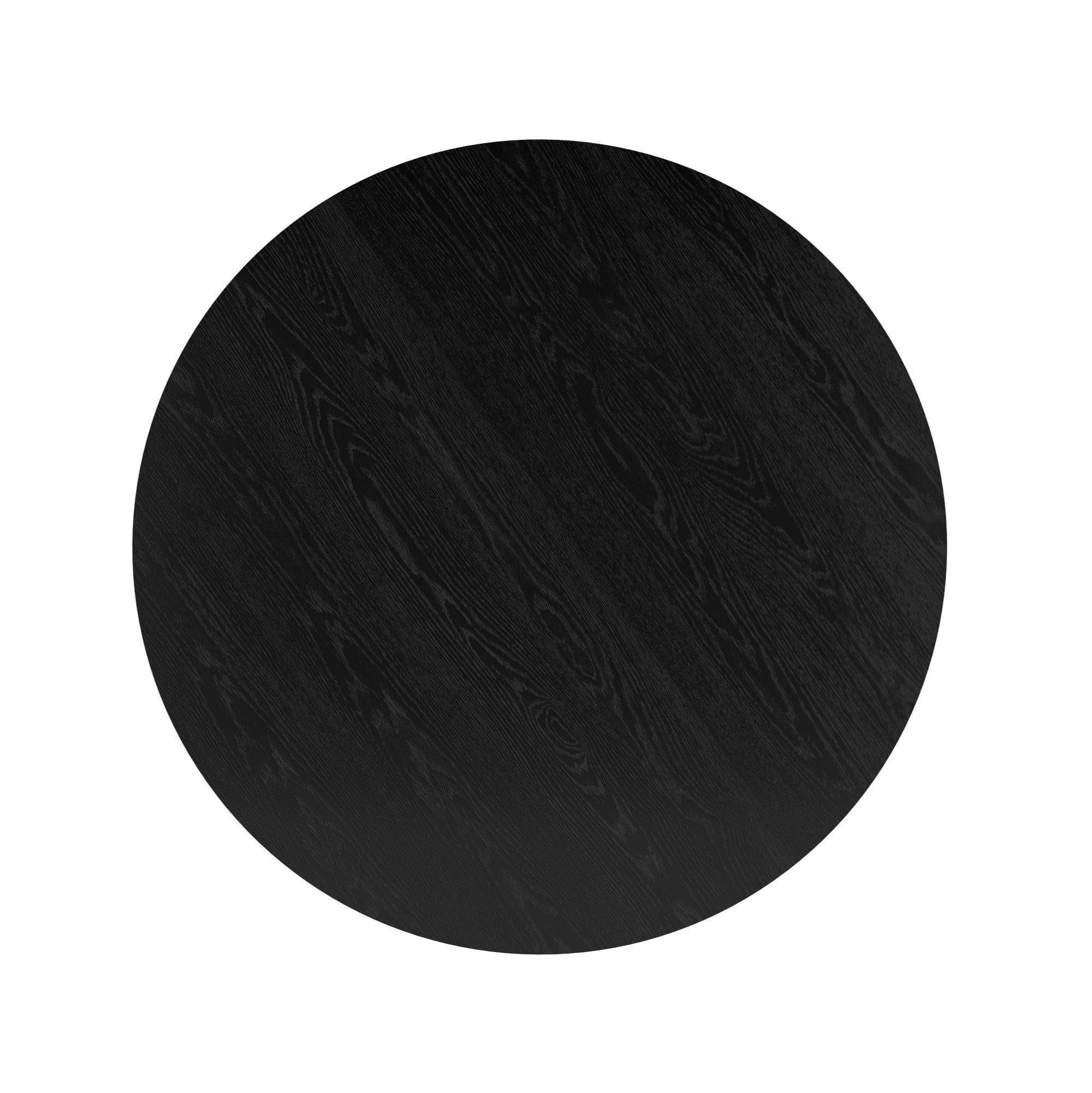 Tovas 47" Round Dining Table in Black