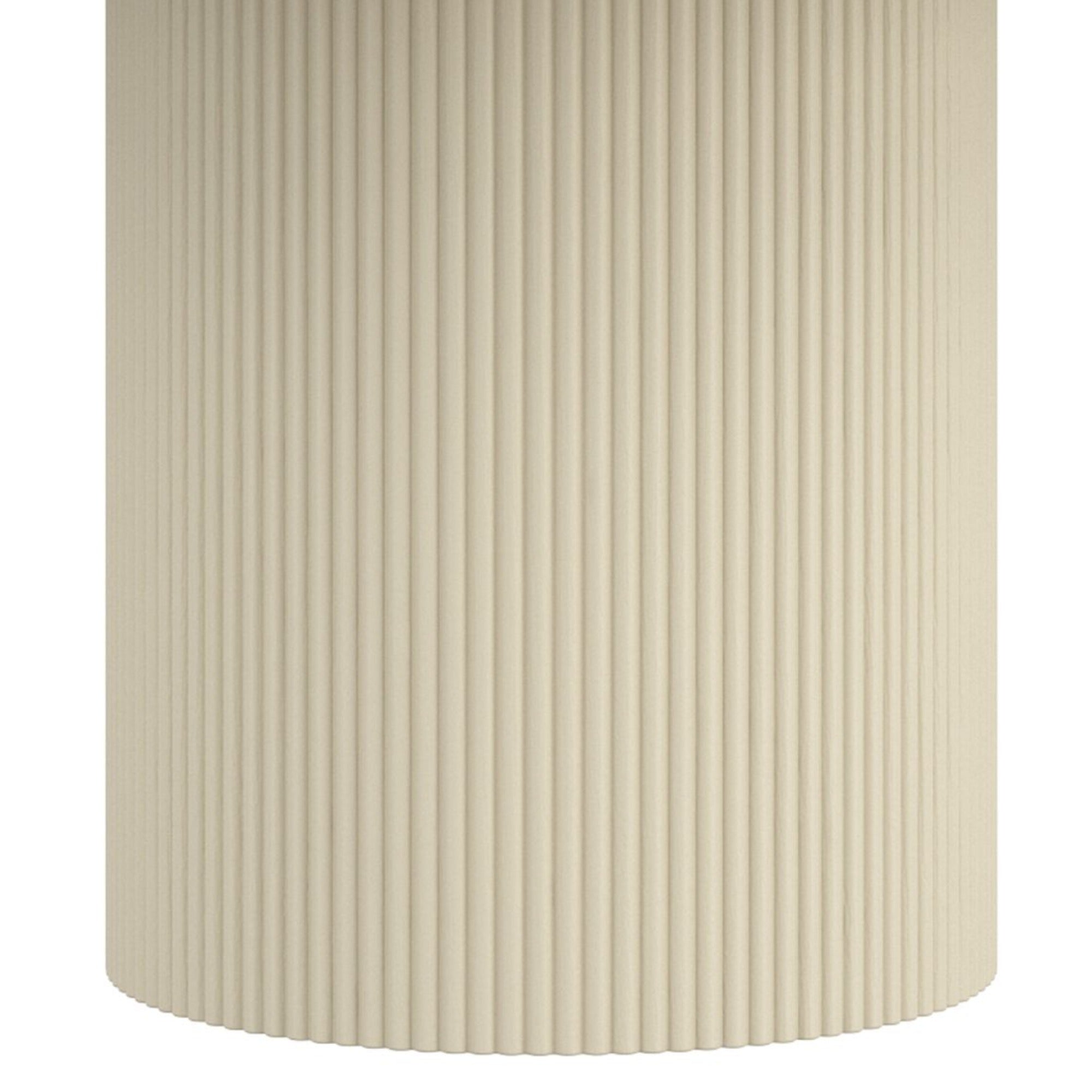 Tovas 47" Round Dining Table in Ivory