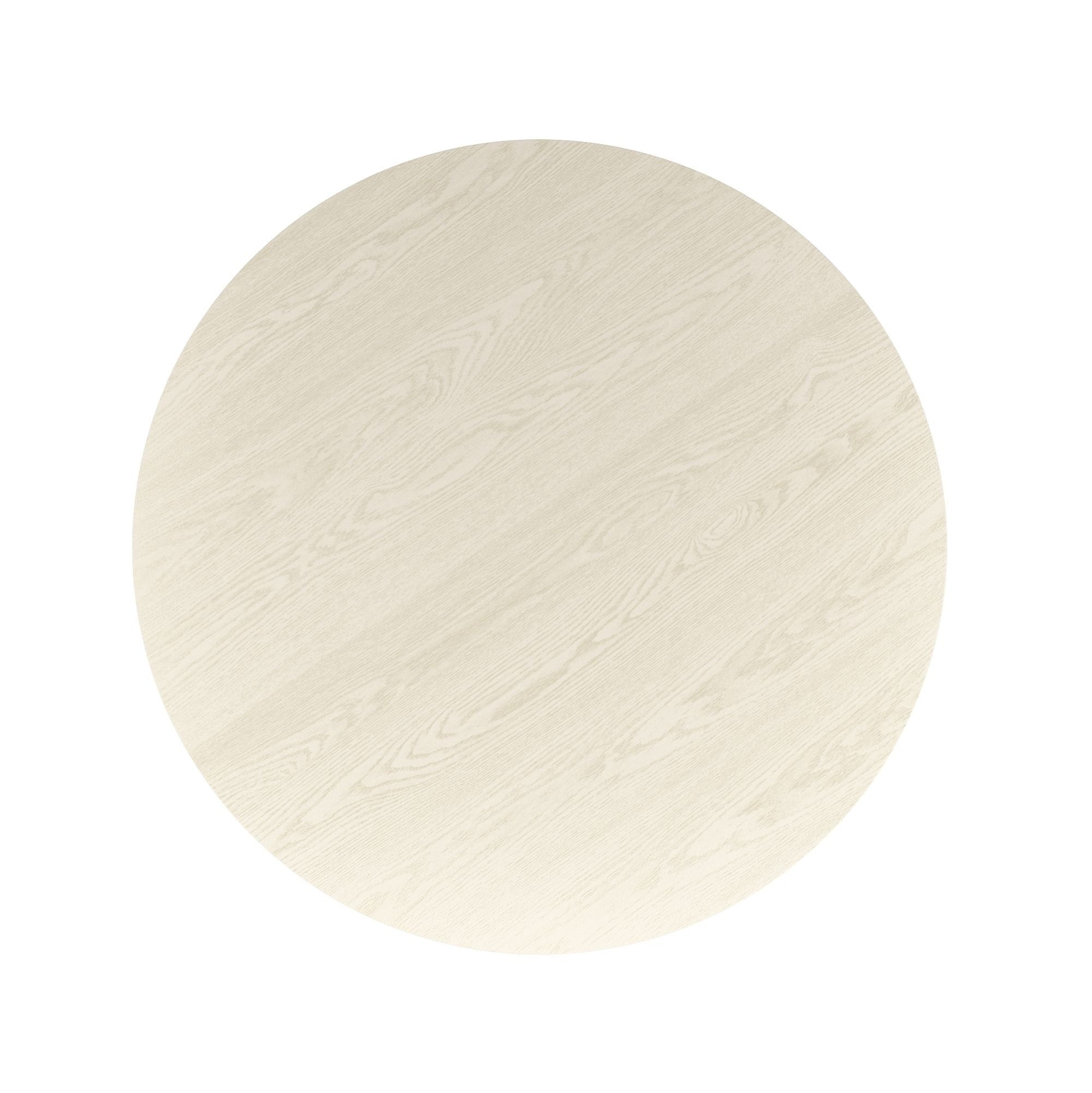 Tovas 47" Round Dining Table in Ivory
