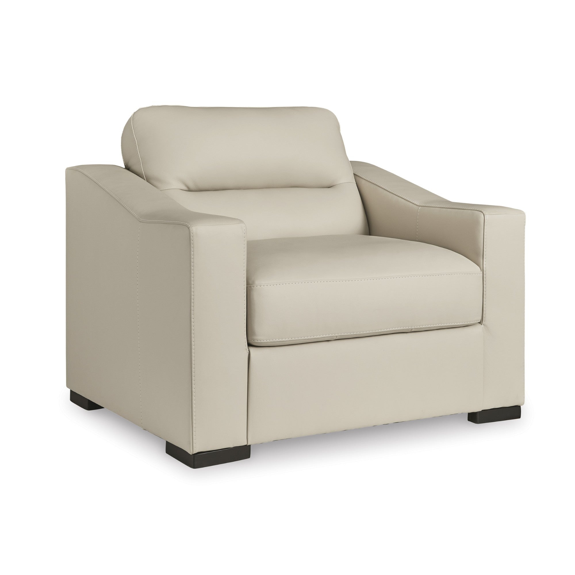 Treasure Trove Leather Chair Beige