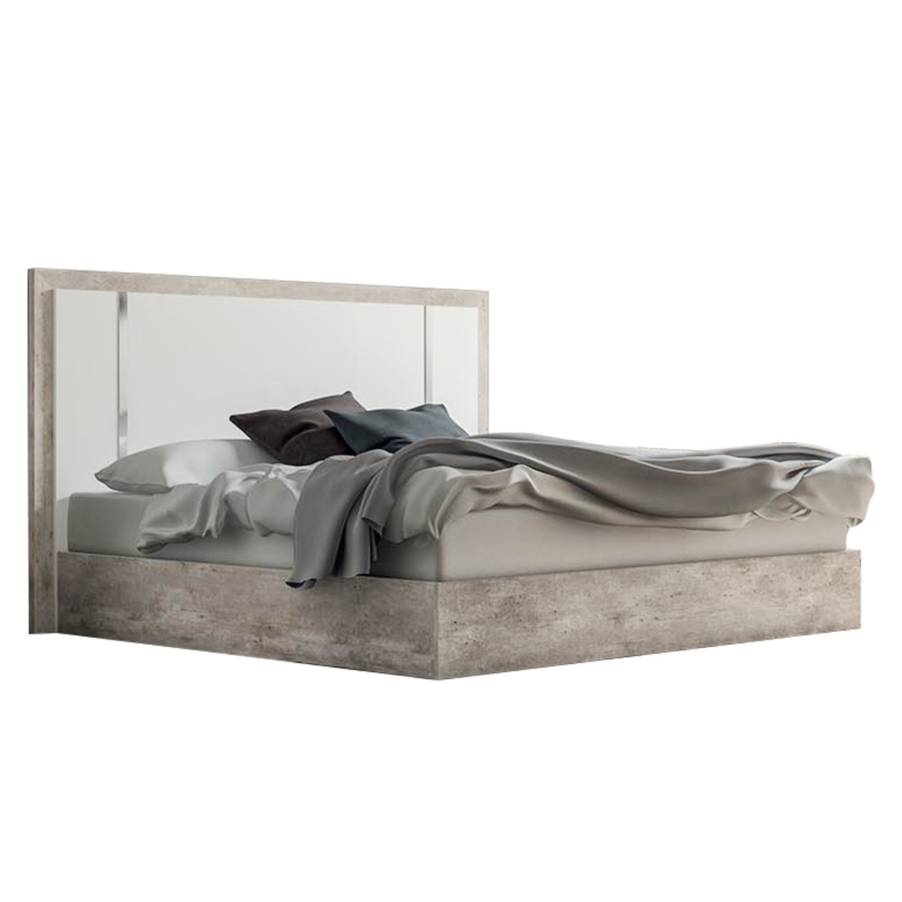 Made in Italy Treviso Italian Modern Panel Bed