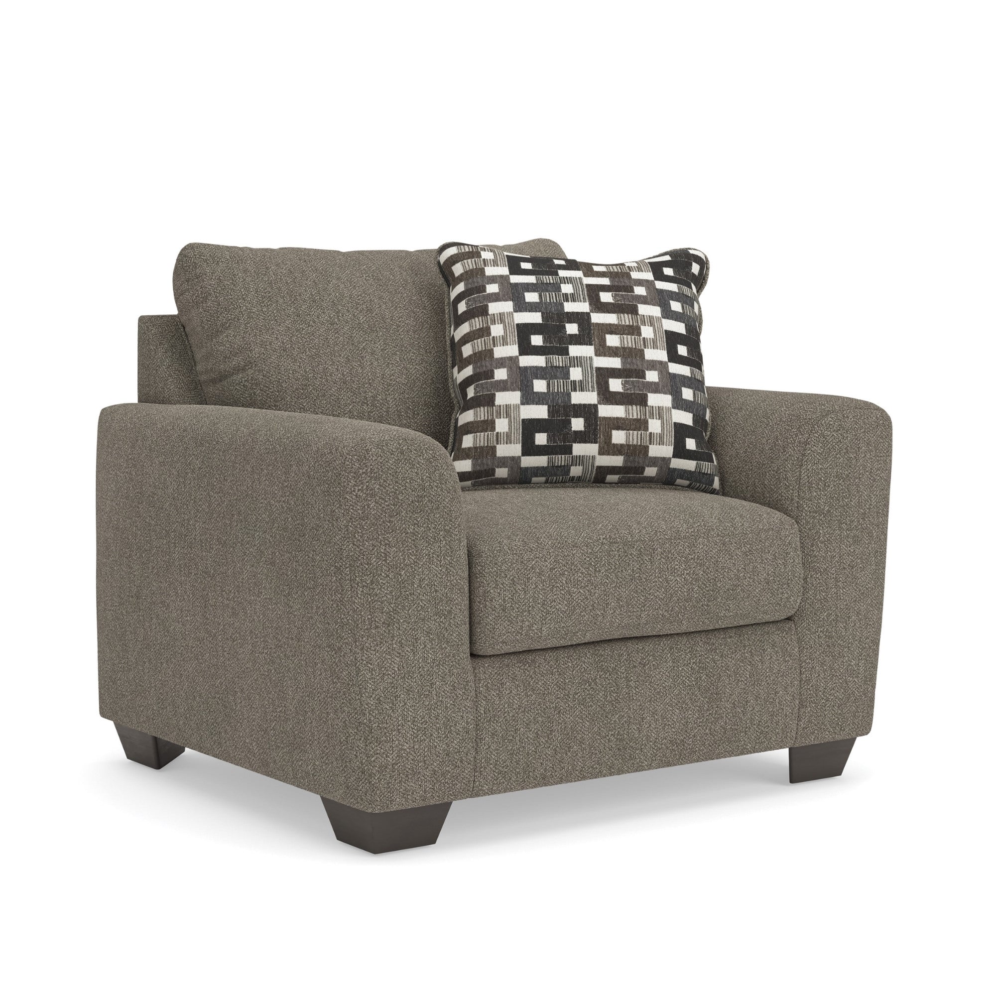 Triston-Peaks Sofa Set in Suede