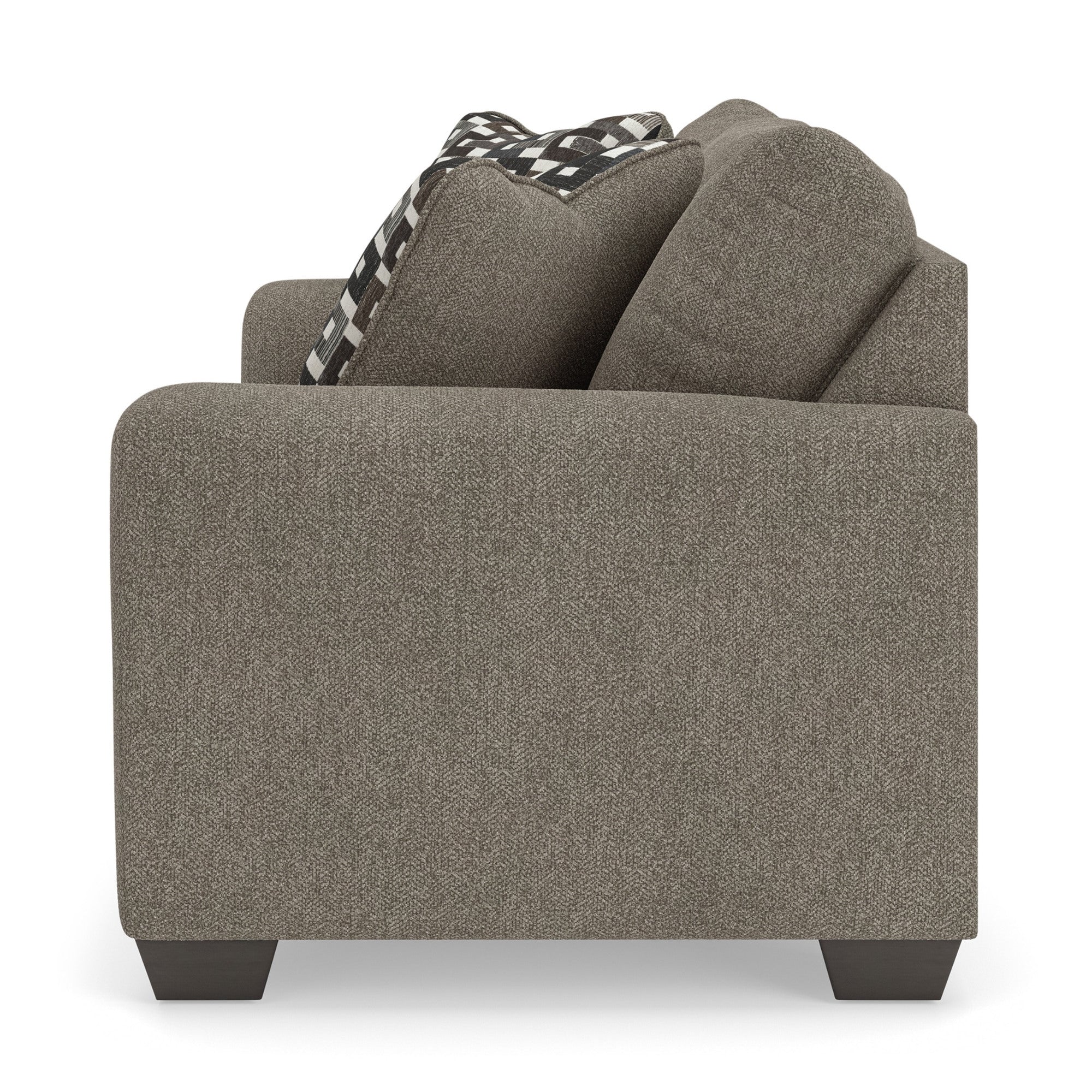 Triston-Peaks Loveseat Suede
