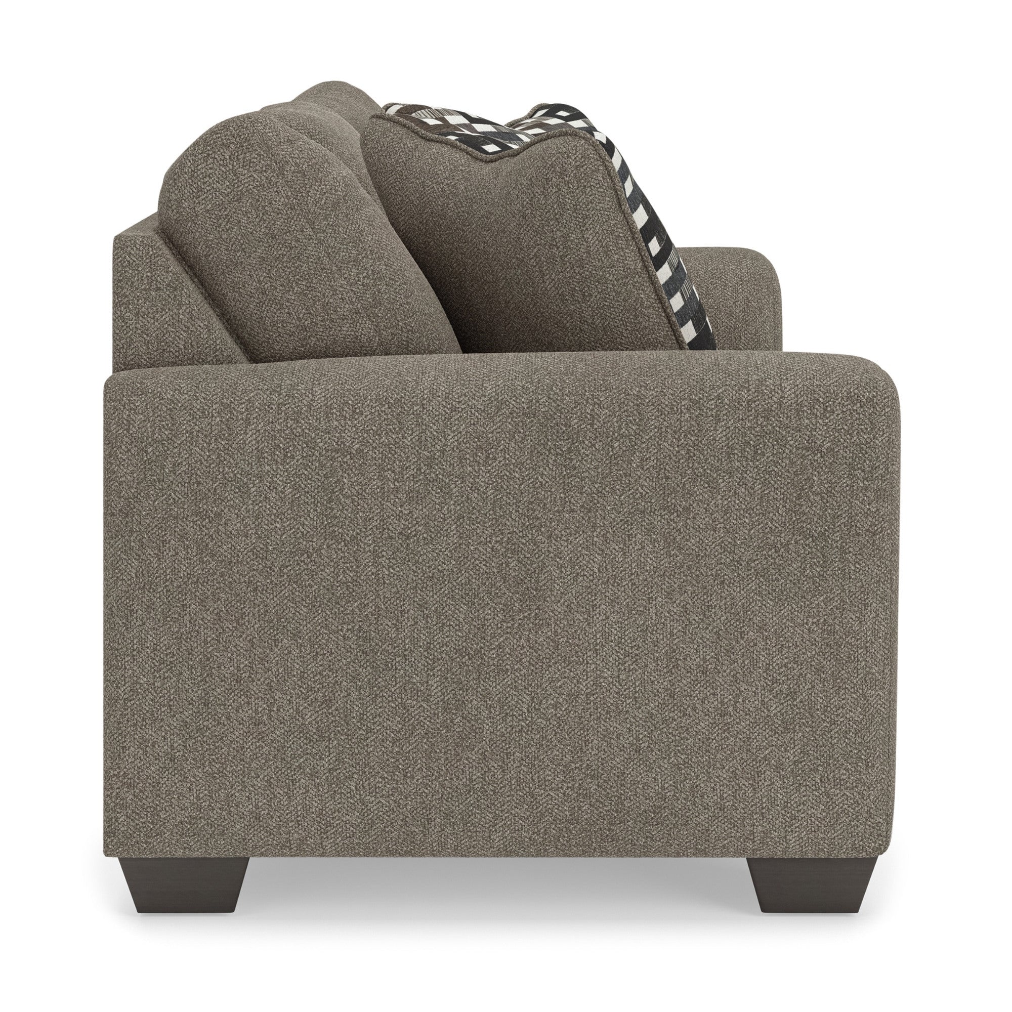 Triston-Peaks Loveseat Suede