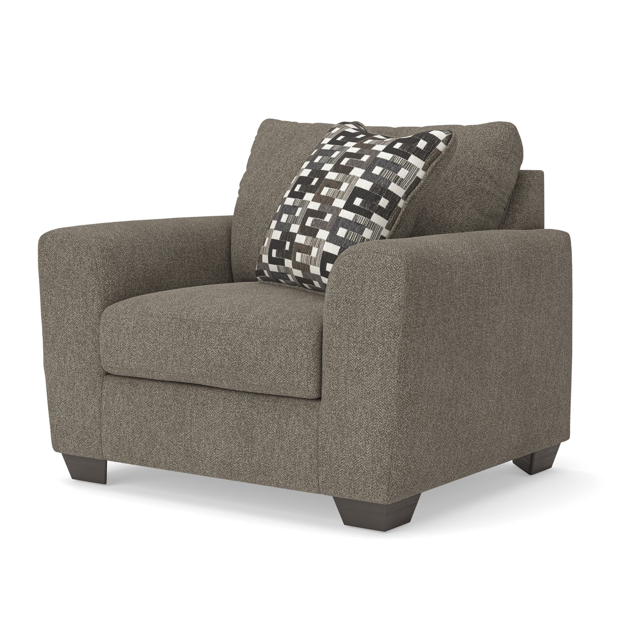 Triston-Peaks Sofa Set in Suede