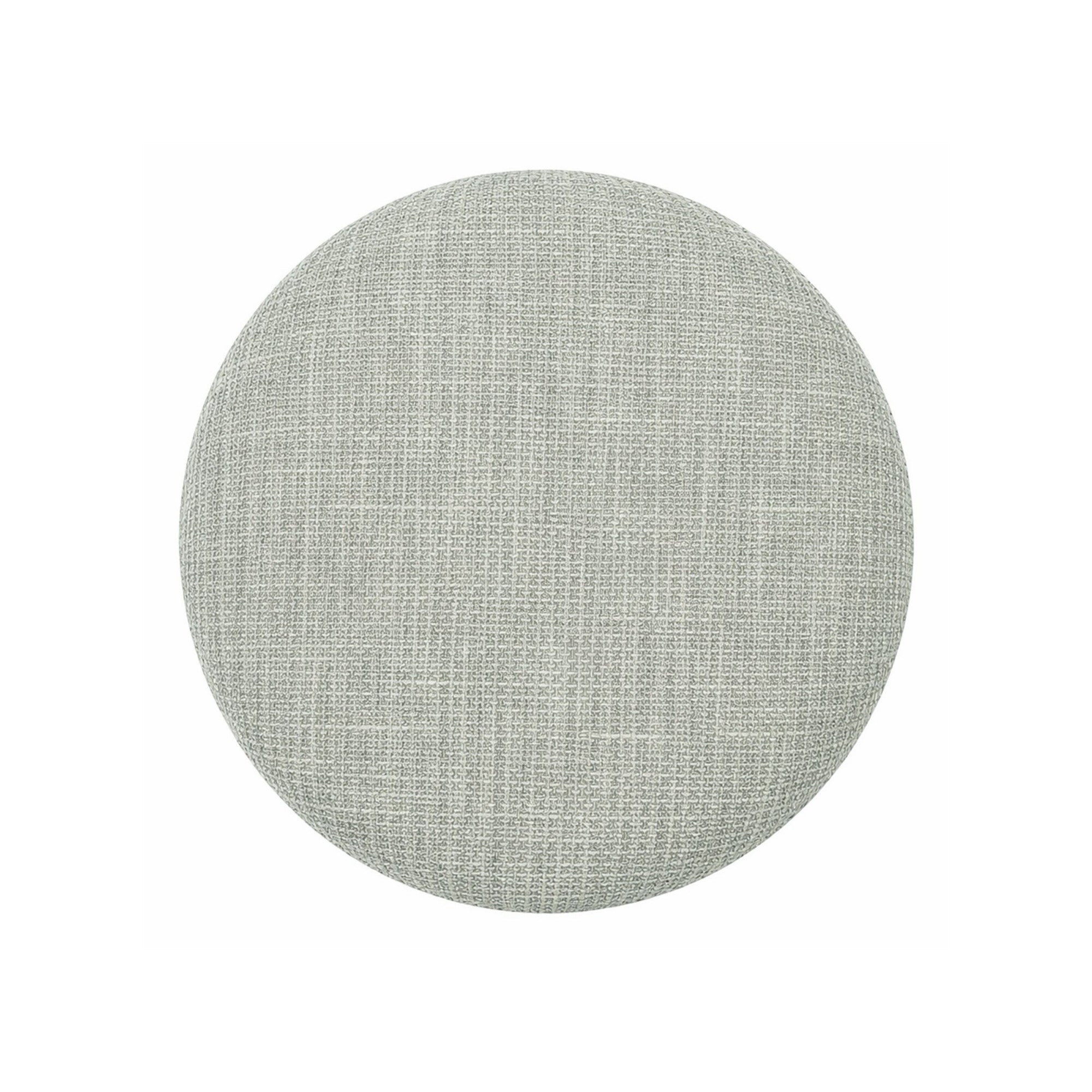 Twyla Round Storage Ottoman – Sage