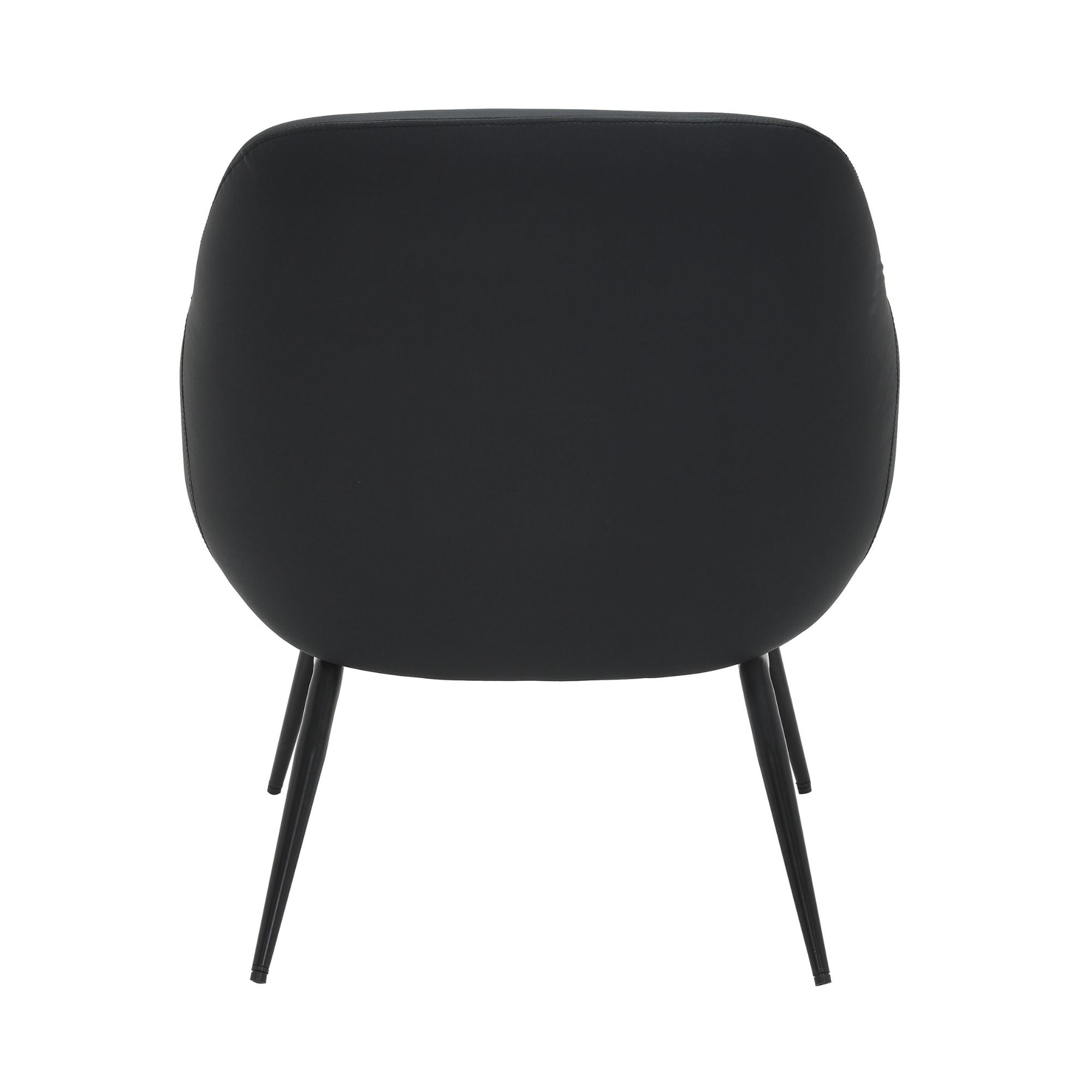 Umber Accent Chair in Black and Walnut