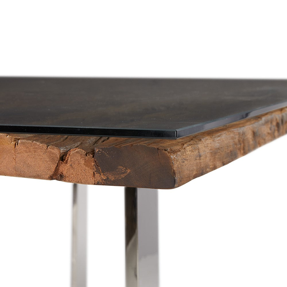 Utica Organic Railwood Dining Table.