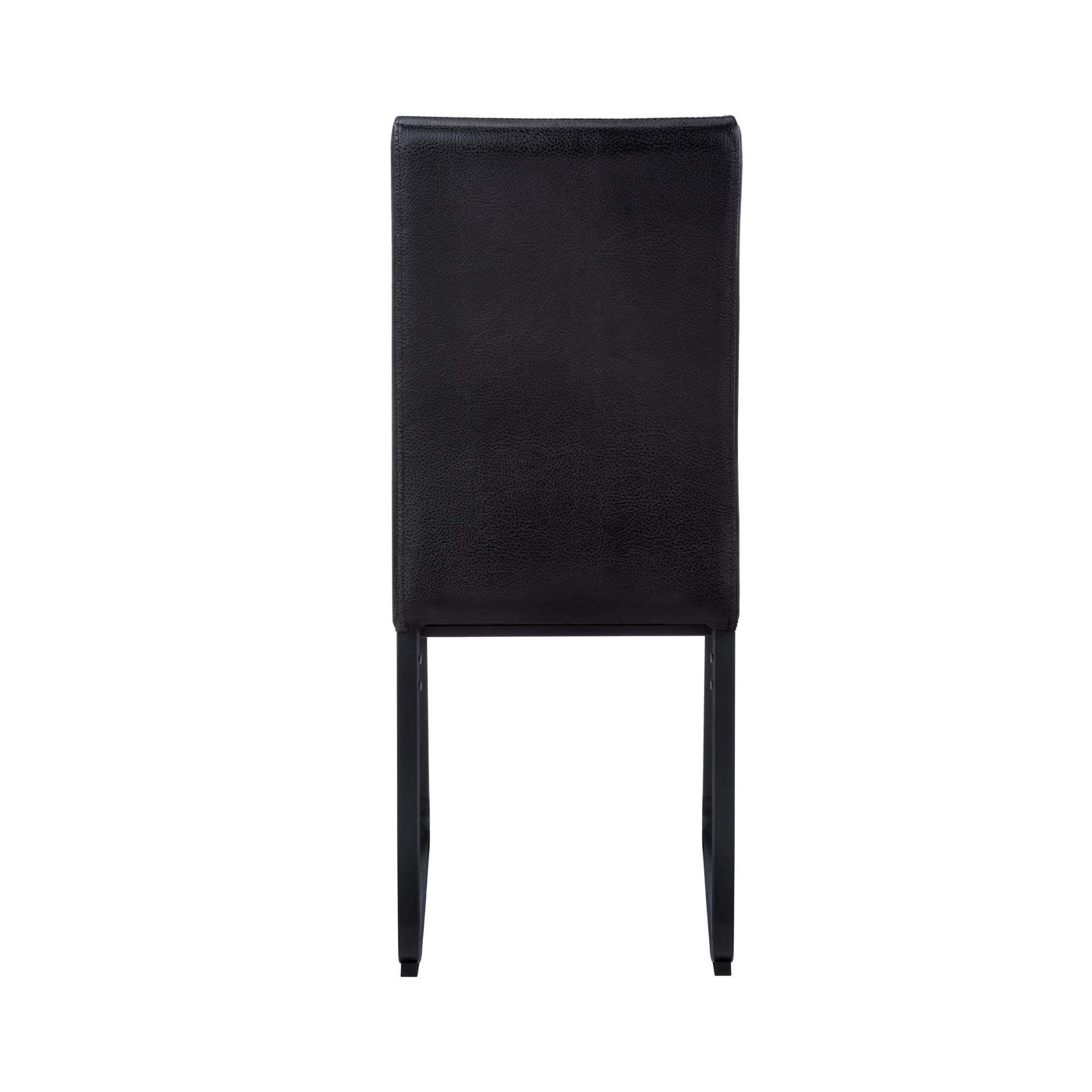 Velo Modern Dining Chair in Black/Black ( Set of 2) | CastleUp Experience Centre Online Furniture