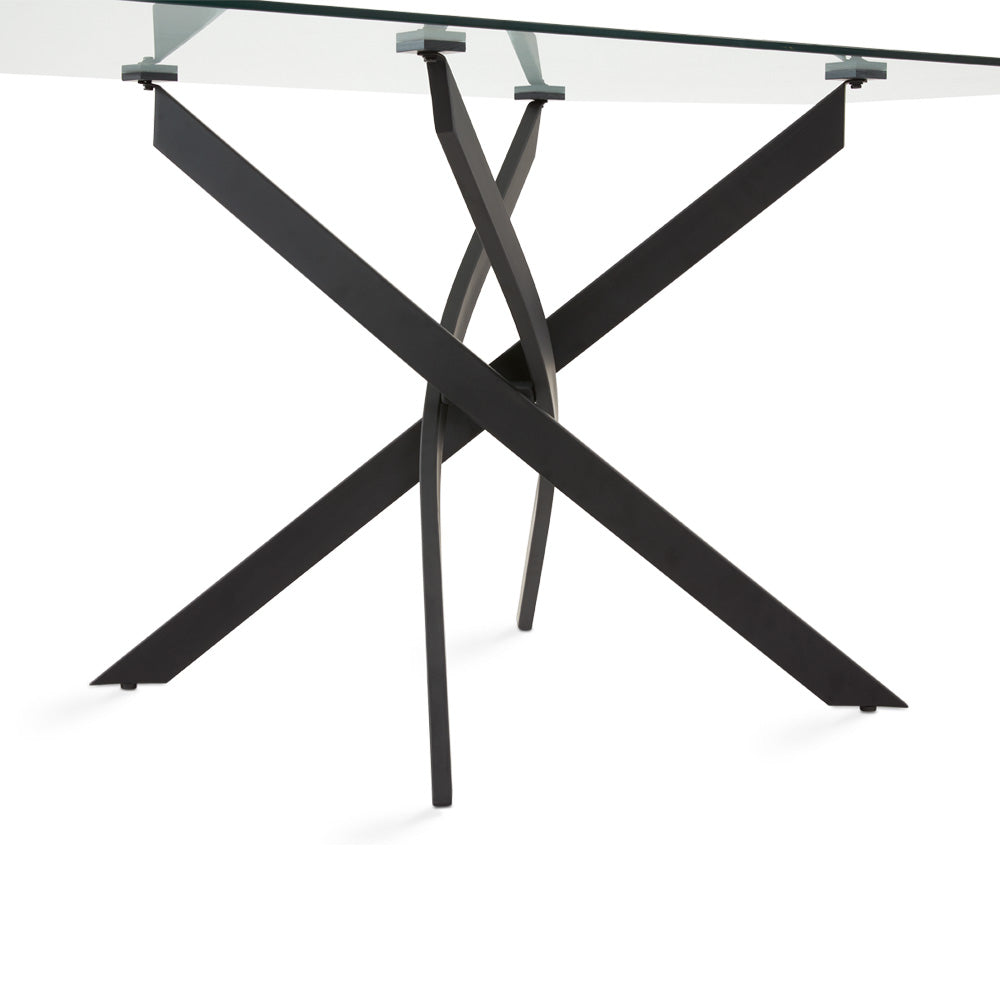 Verity Black Dining Table - 63".