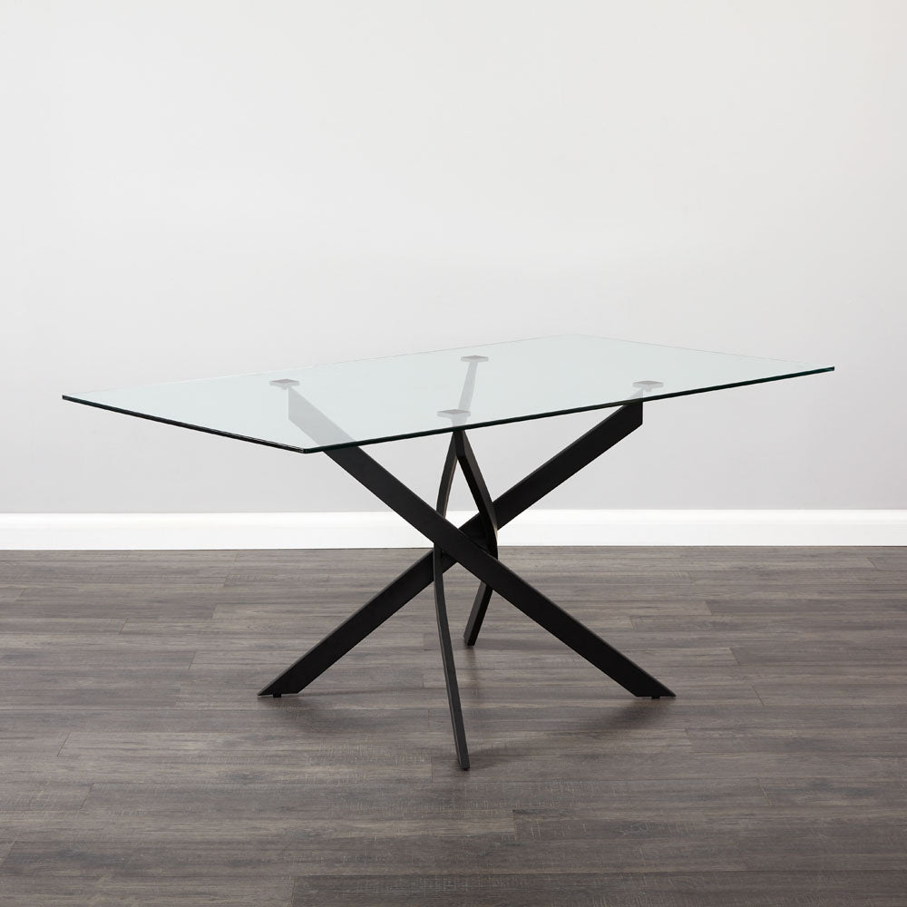 Verity Black Dining Table - 63".