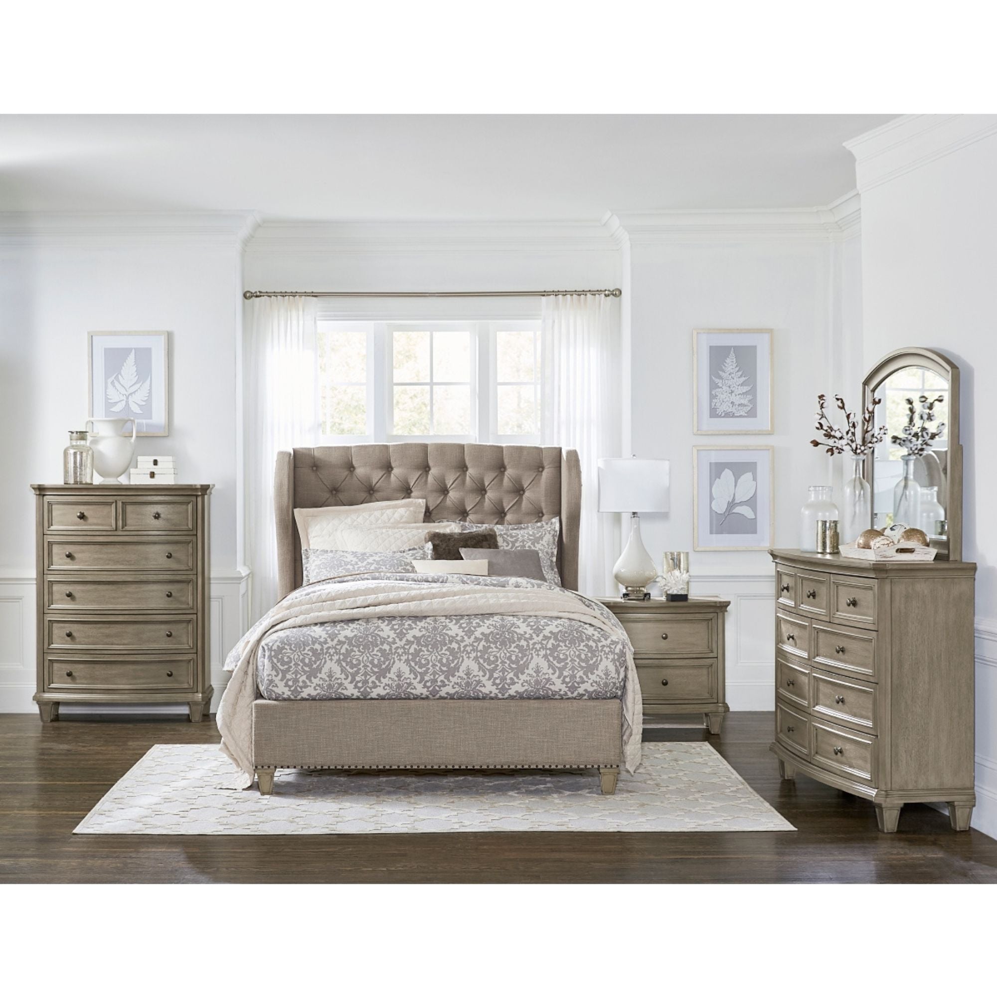 Vermillion Queen Size Platform Bed | CastleUp Experience Centre
