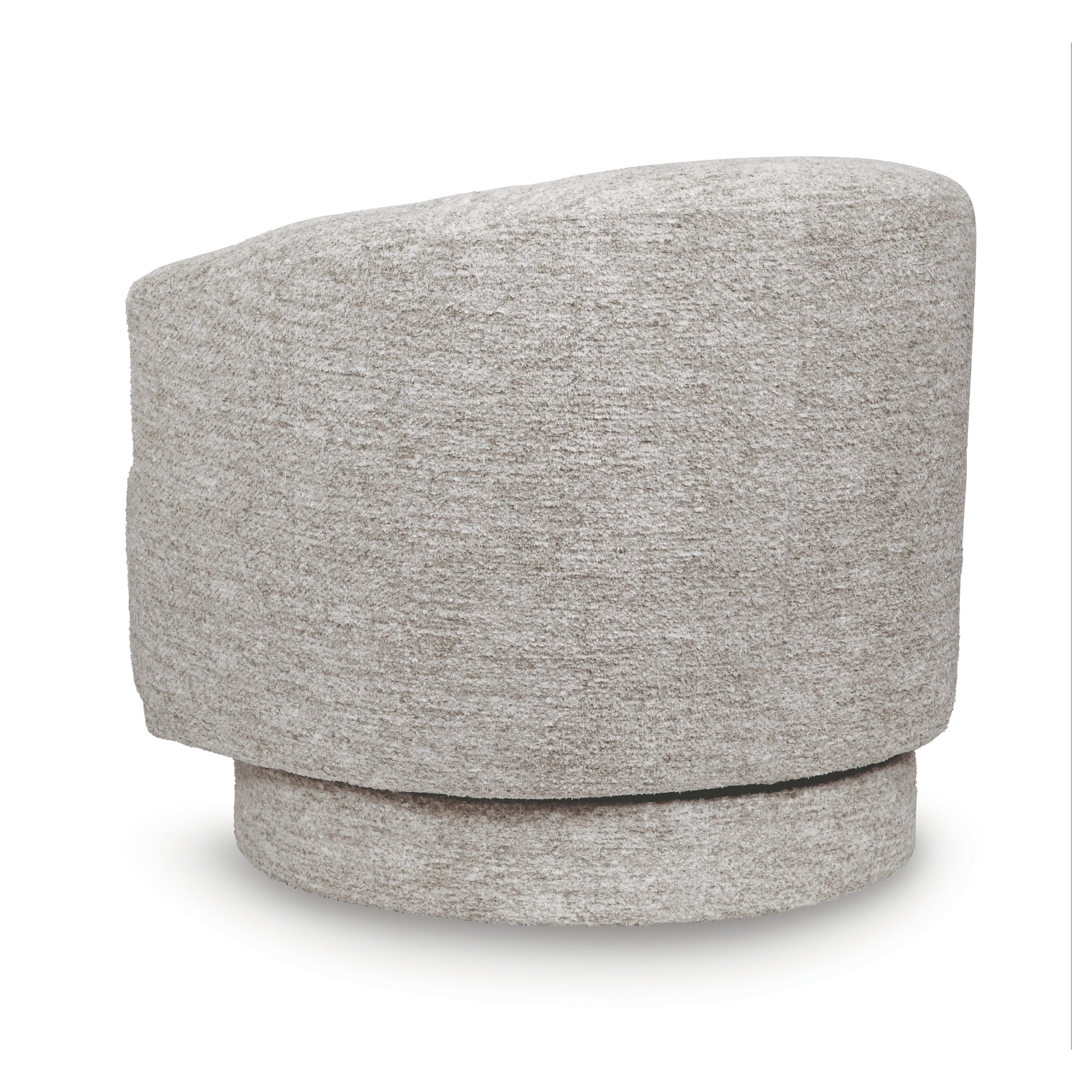 Wardsor Swivel Accent Chair in Stone