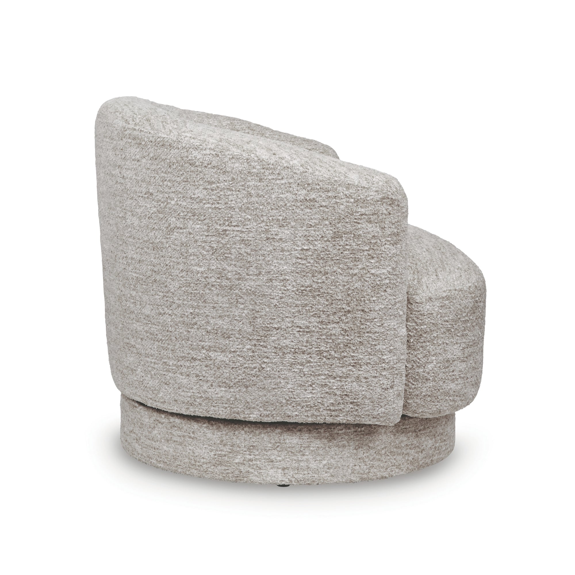 Wardsor Swivel Accent Chair in Stone