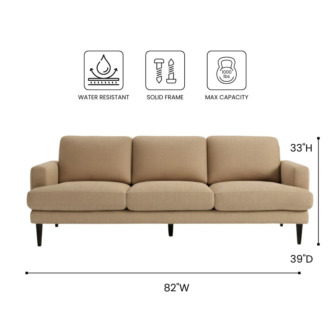 Weston Sofa in Caramel - Ella and Ross Furniture