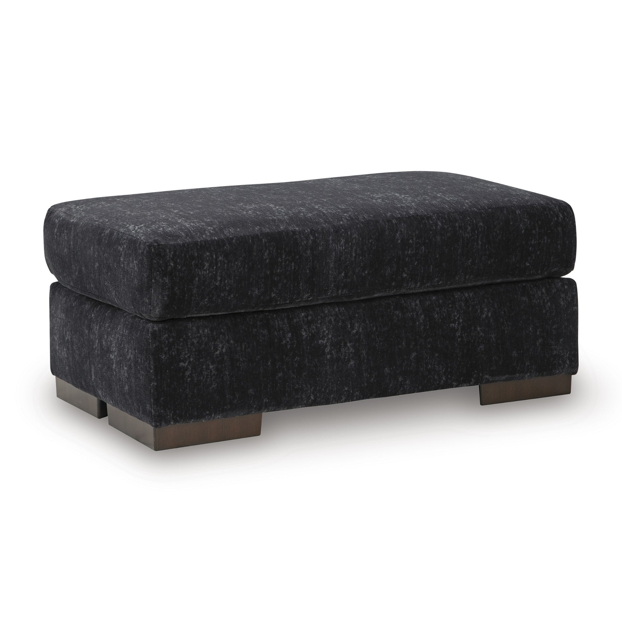 Whitmore Manor Ottoman in Black Pearl