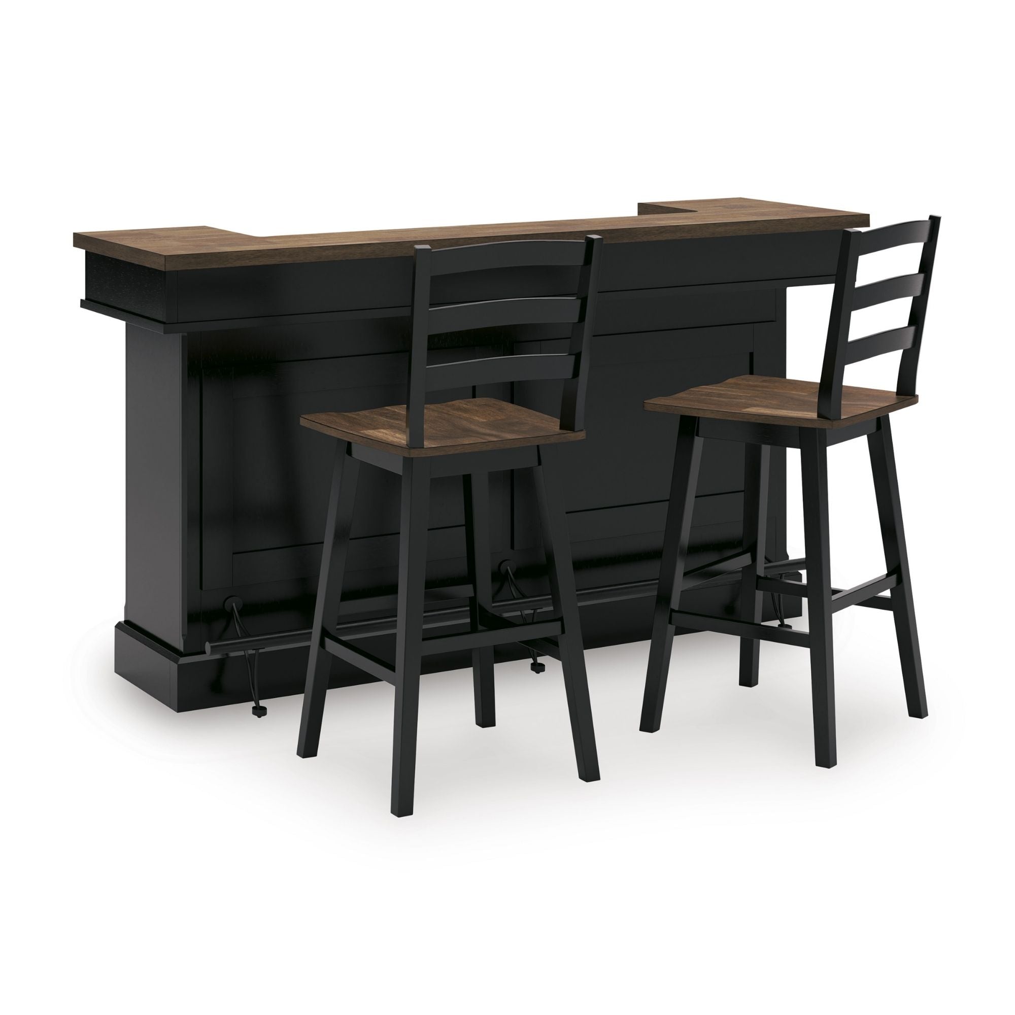 Ashley Wildenauer dining room buffet with storage, featuring a wooden finish and elegant design for living or dining spaces.