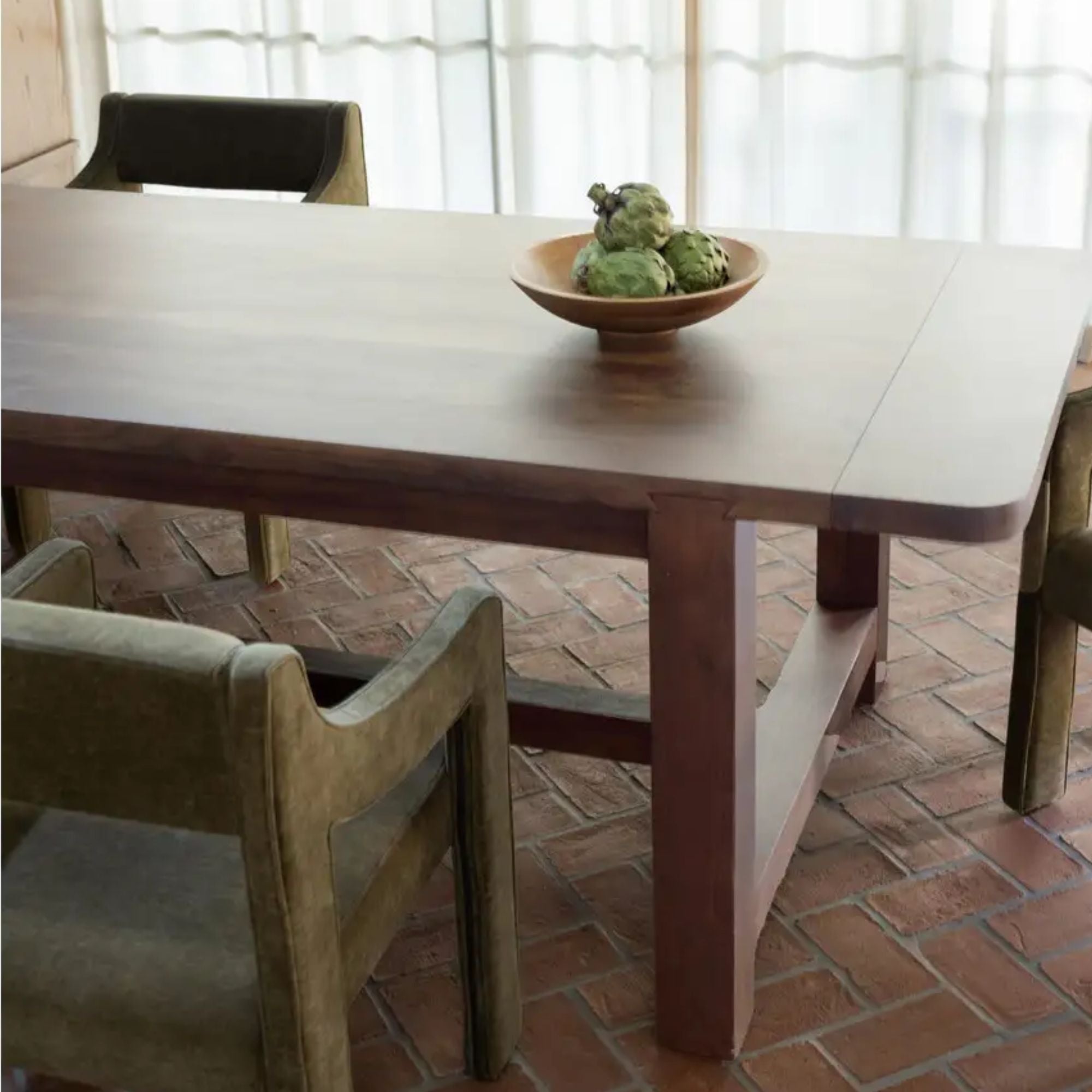 Moe's Home Wilsom Collection Dining Table Warm Brown | CastleUp Experience Centre Online Furniture