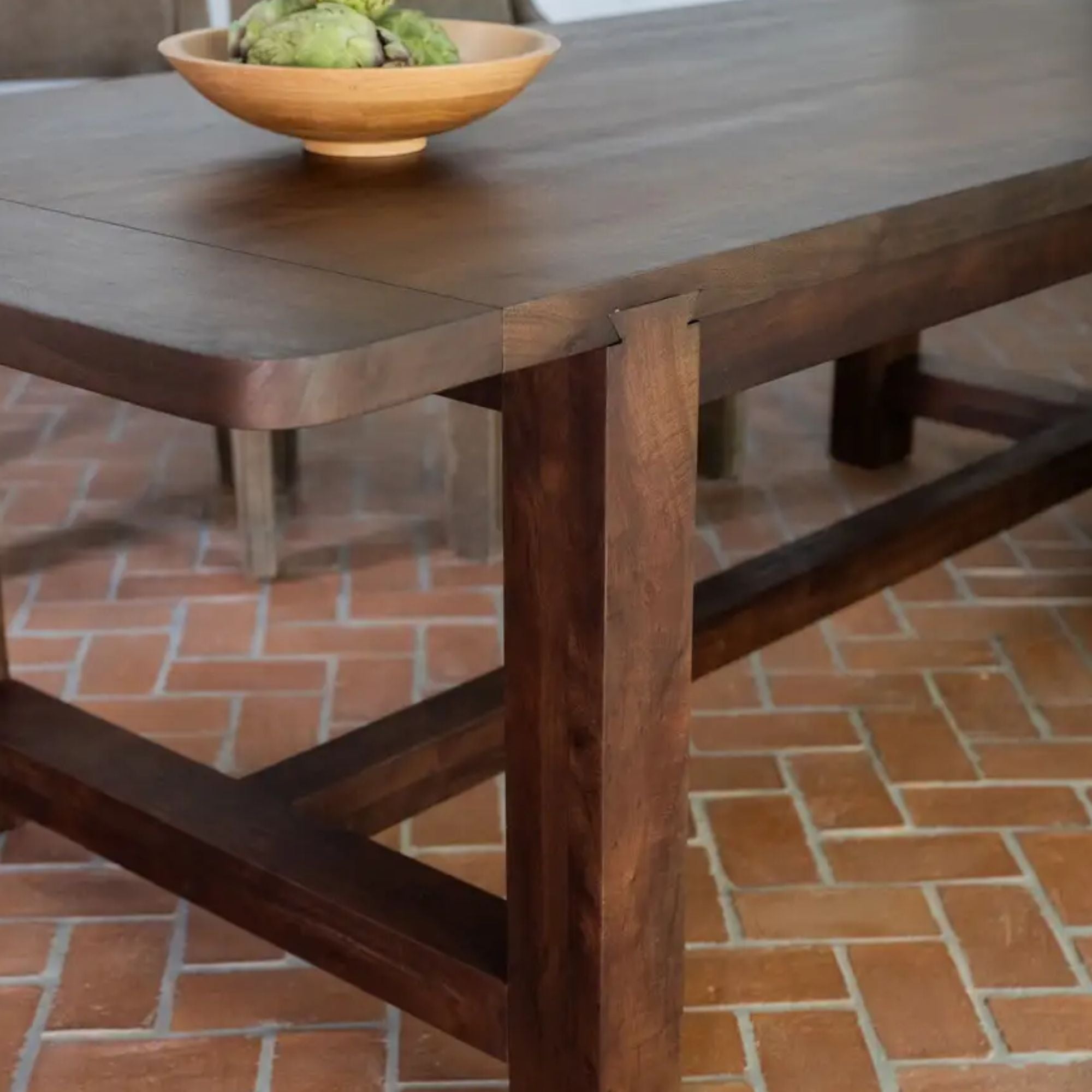 Moe's Home Wilsom Collection Dining Table Warm Brown | CastleUp Experience Centre Online Furniture