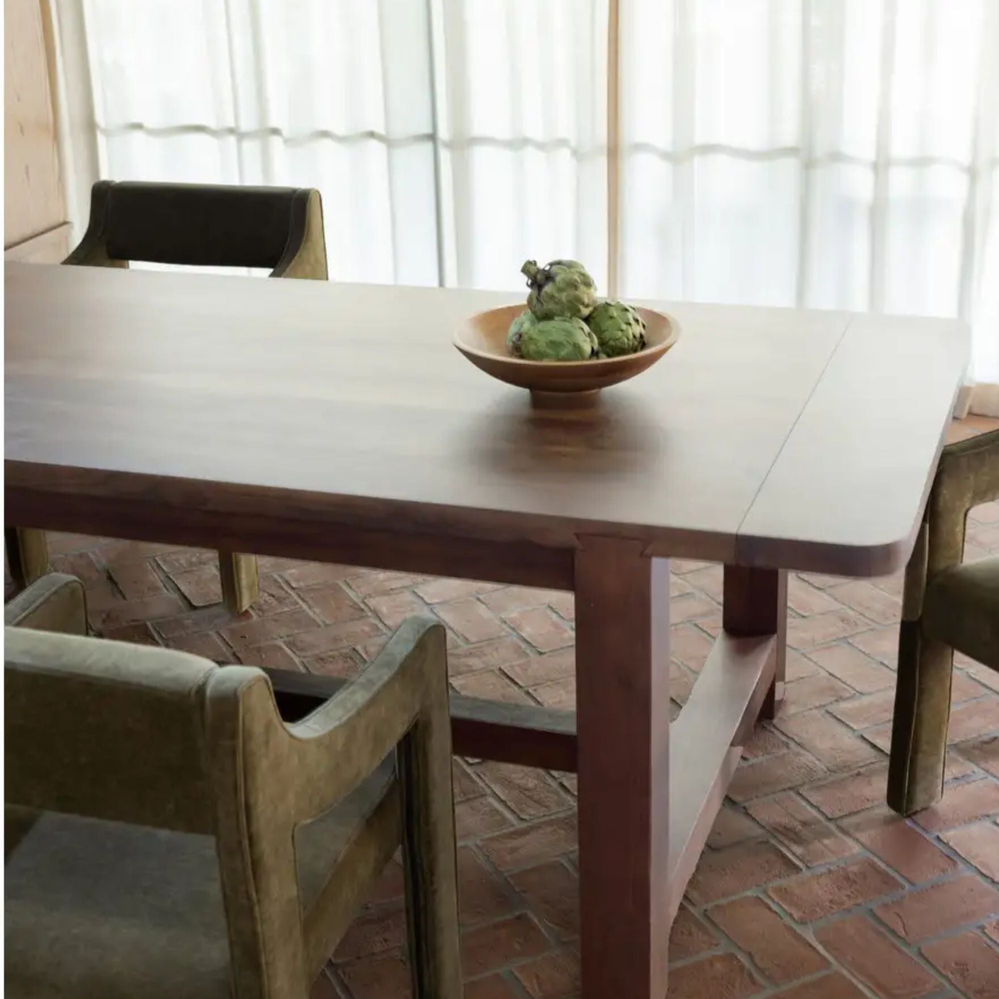 Moe's Home Wilsom Collection Dining Table Warm Brown | CastleUp Experience Centre Online Furniture
