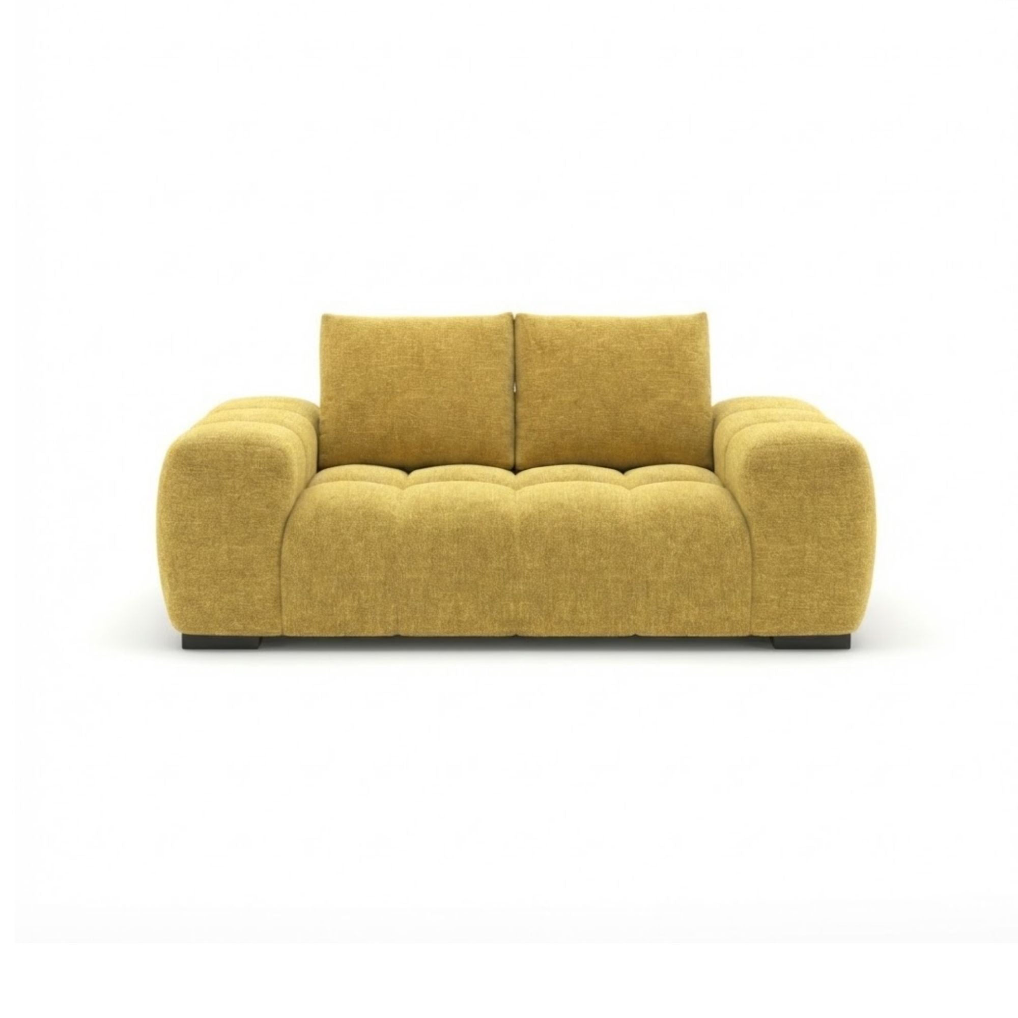 Zara Collection Loveseat in Yellow | CastleUp Experience Centre Online Furniture