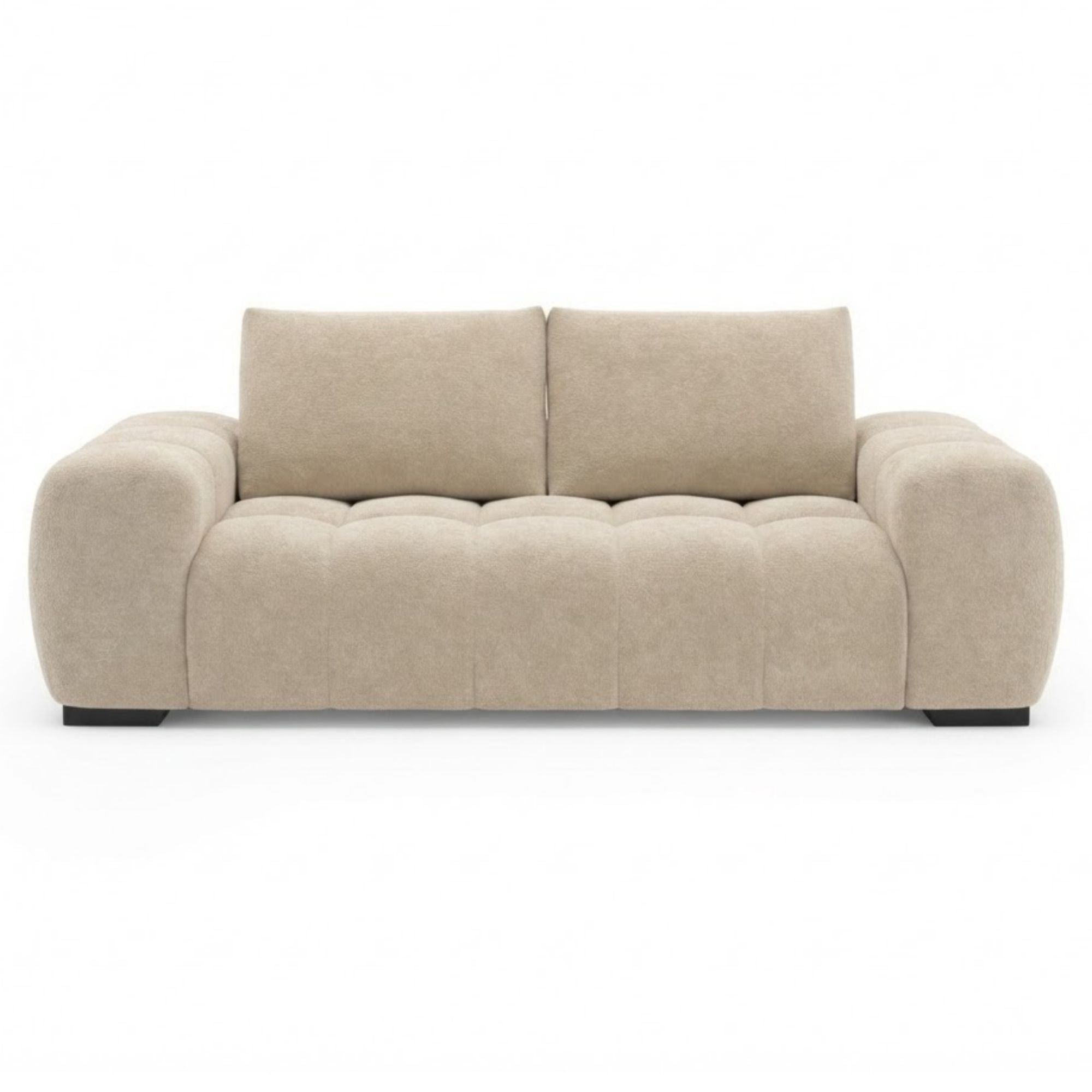 Beige Zara Collection sofa by Brassex, featuring plush cushions and modern design, ideal for living room comfort and style.