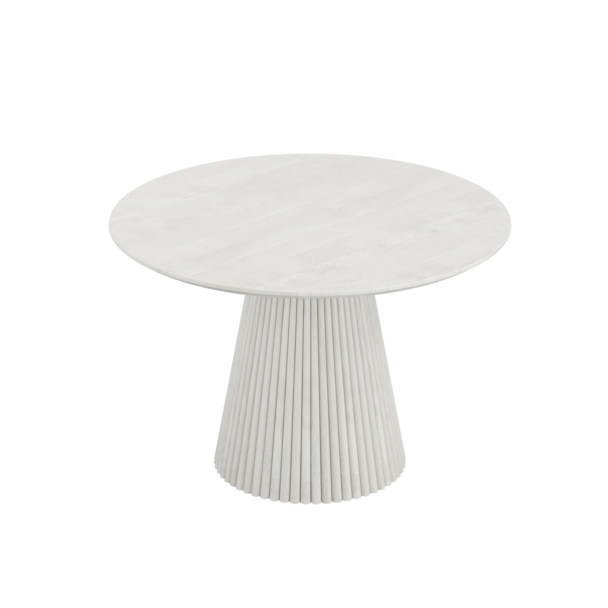 Akira Dining Set in White Wash 3228411.