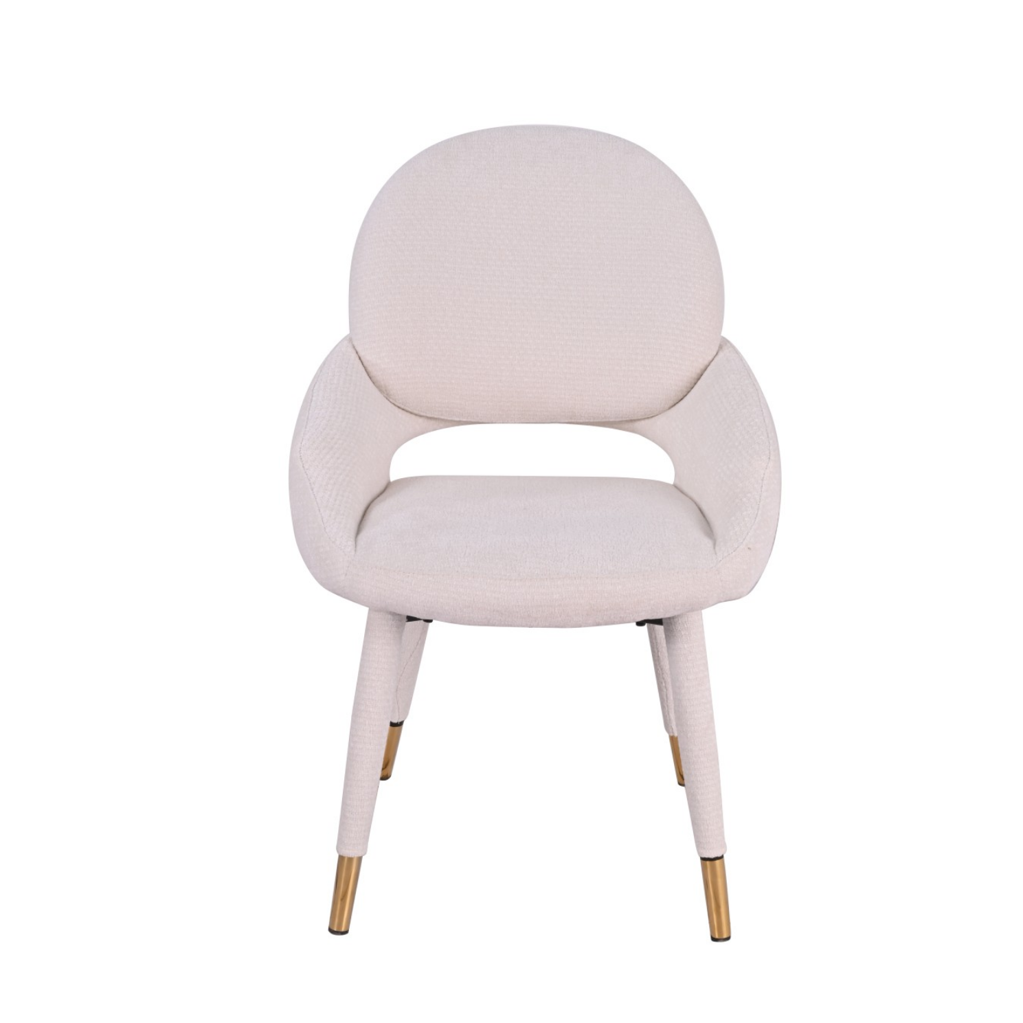Dining Chair, Set Of 2 in Beige 137611.