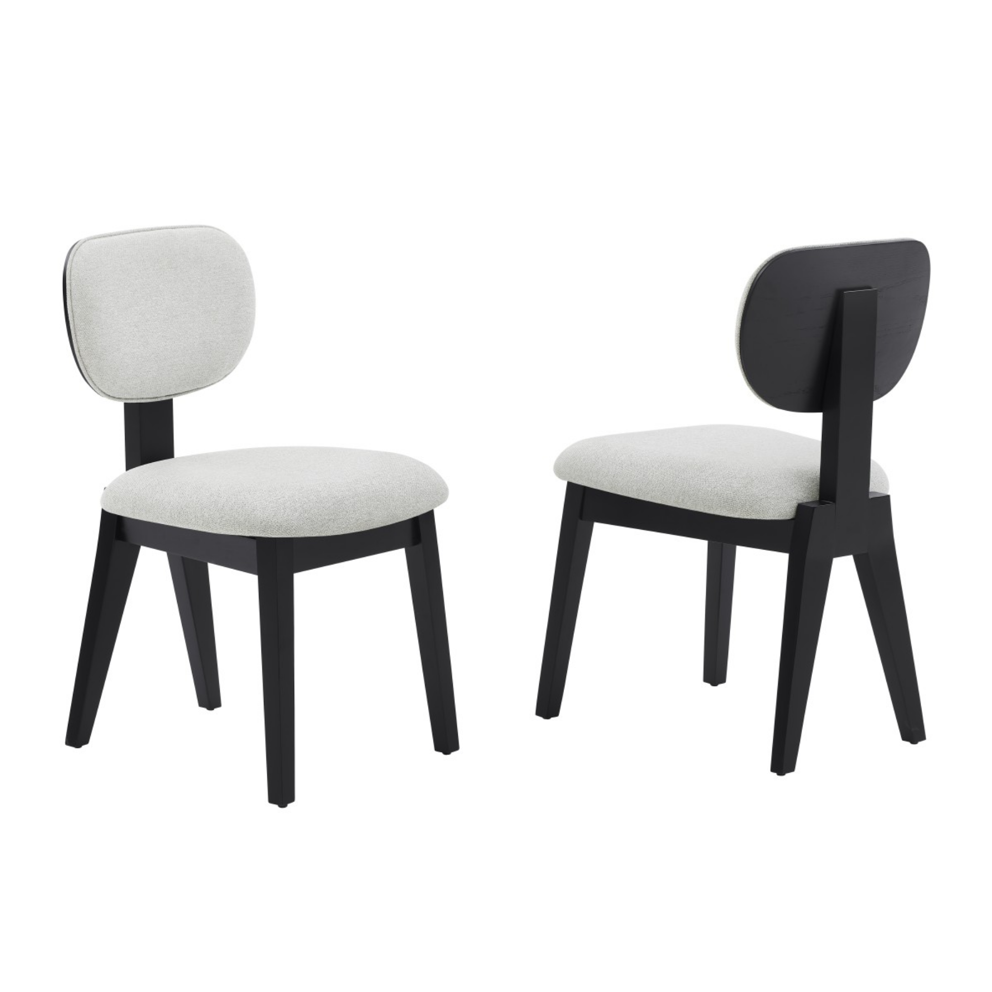 Dining Chair, Set Of 2 in Black 406421.