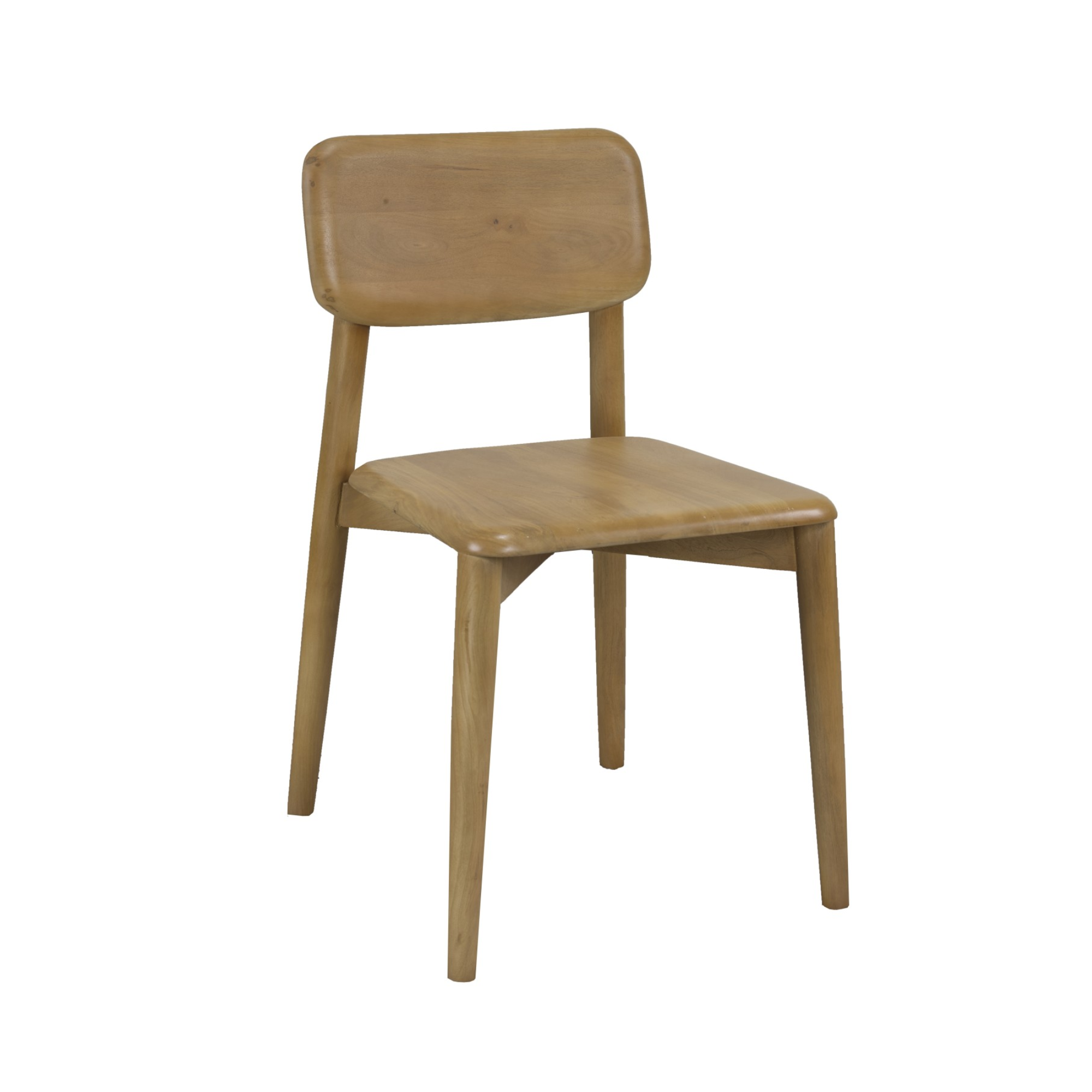Dining Chair, Set Of 2 in Oak 213556.