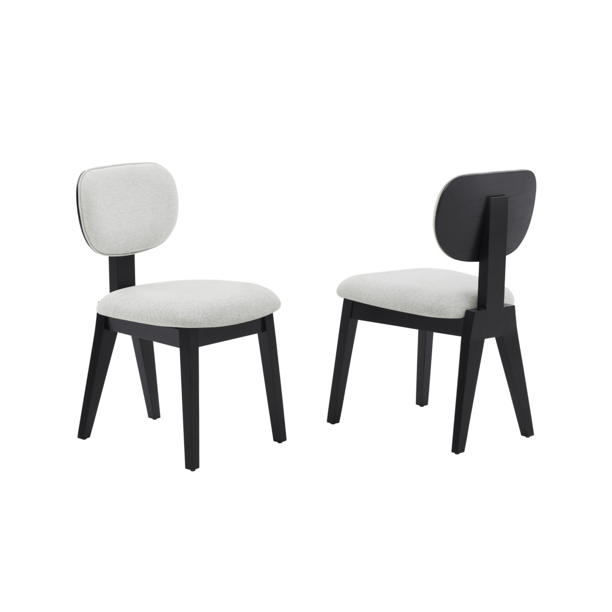 Brassex Terra 7-piece black dining room set with a wooden table and matching chairs for stylish dining space.