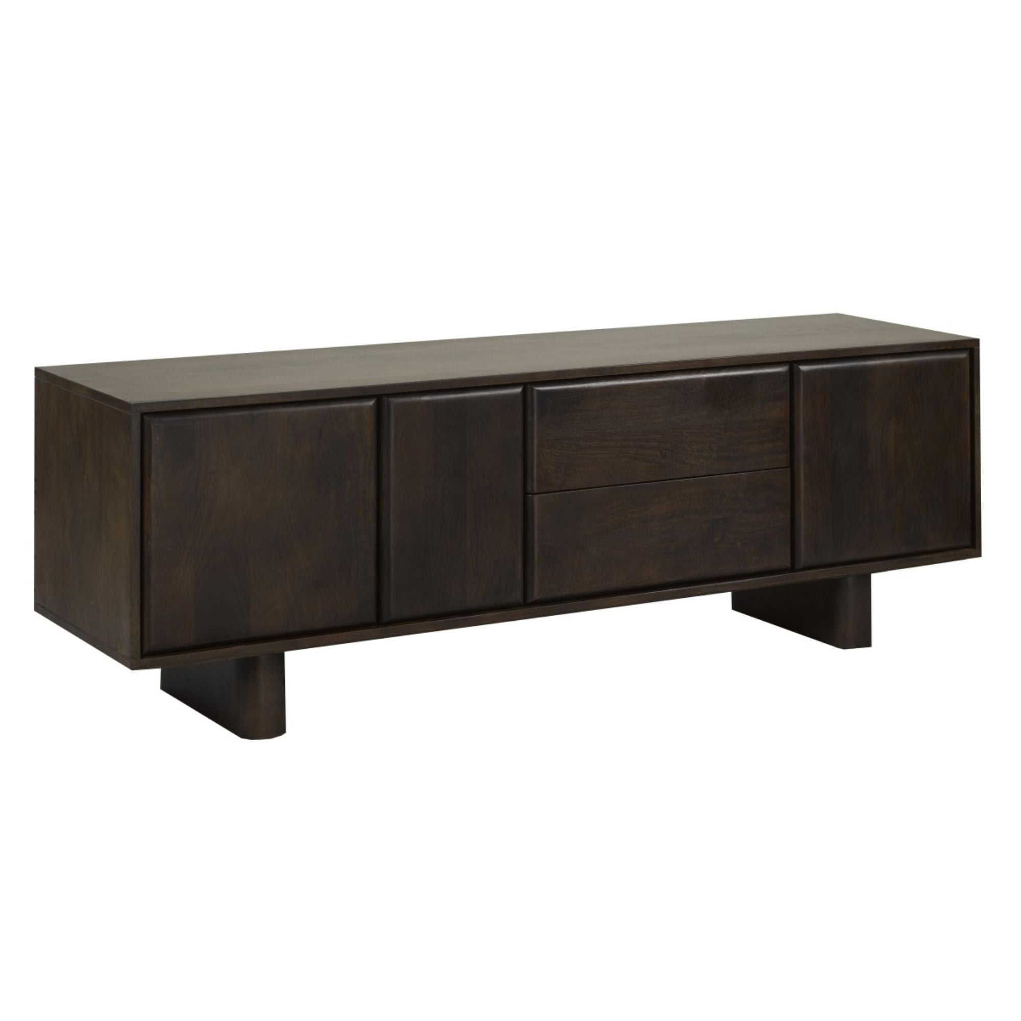 63"-TV Stand in Dark Walnut 850452.
