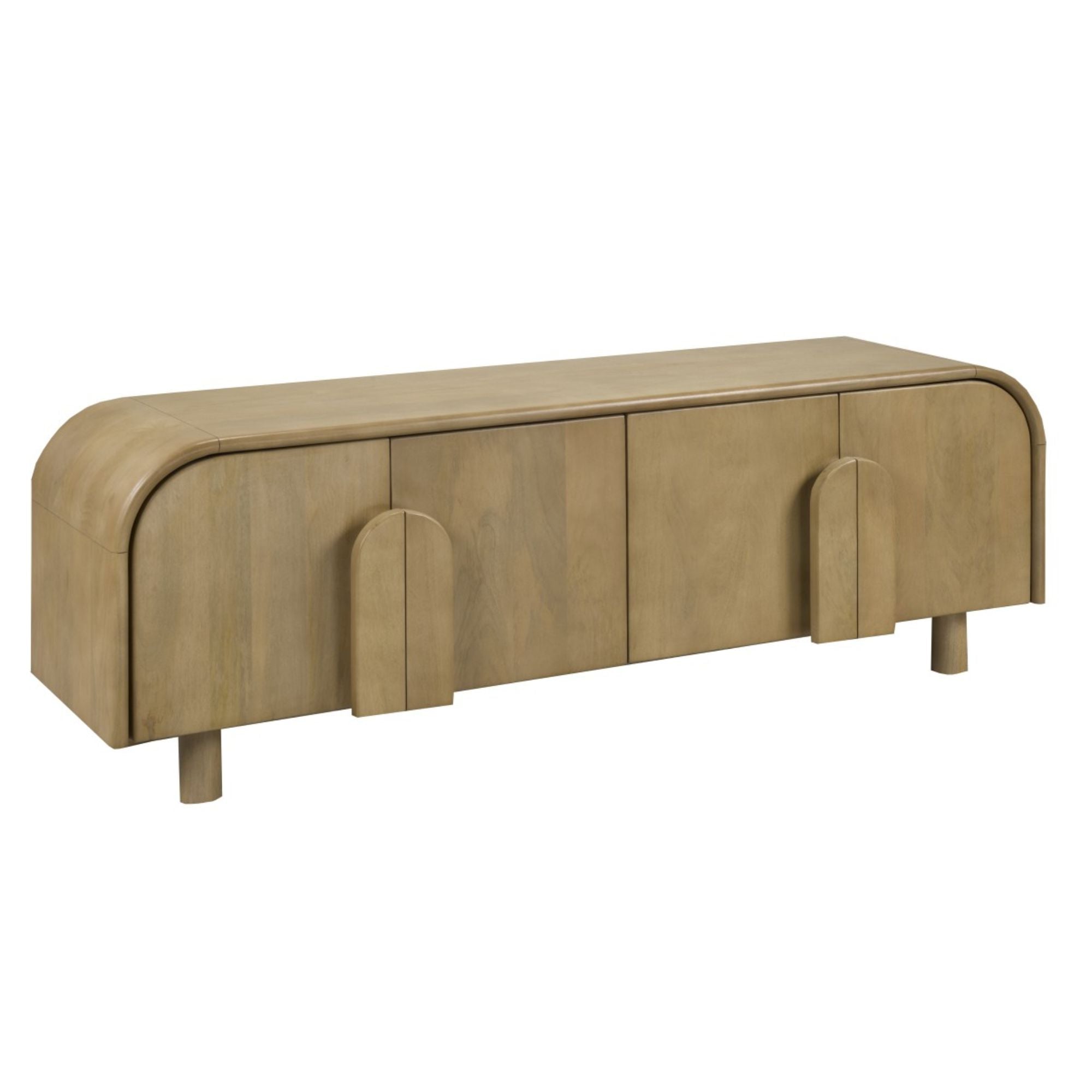 63" TV Stand in Natural Oak 342679.