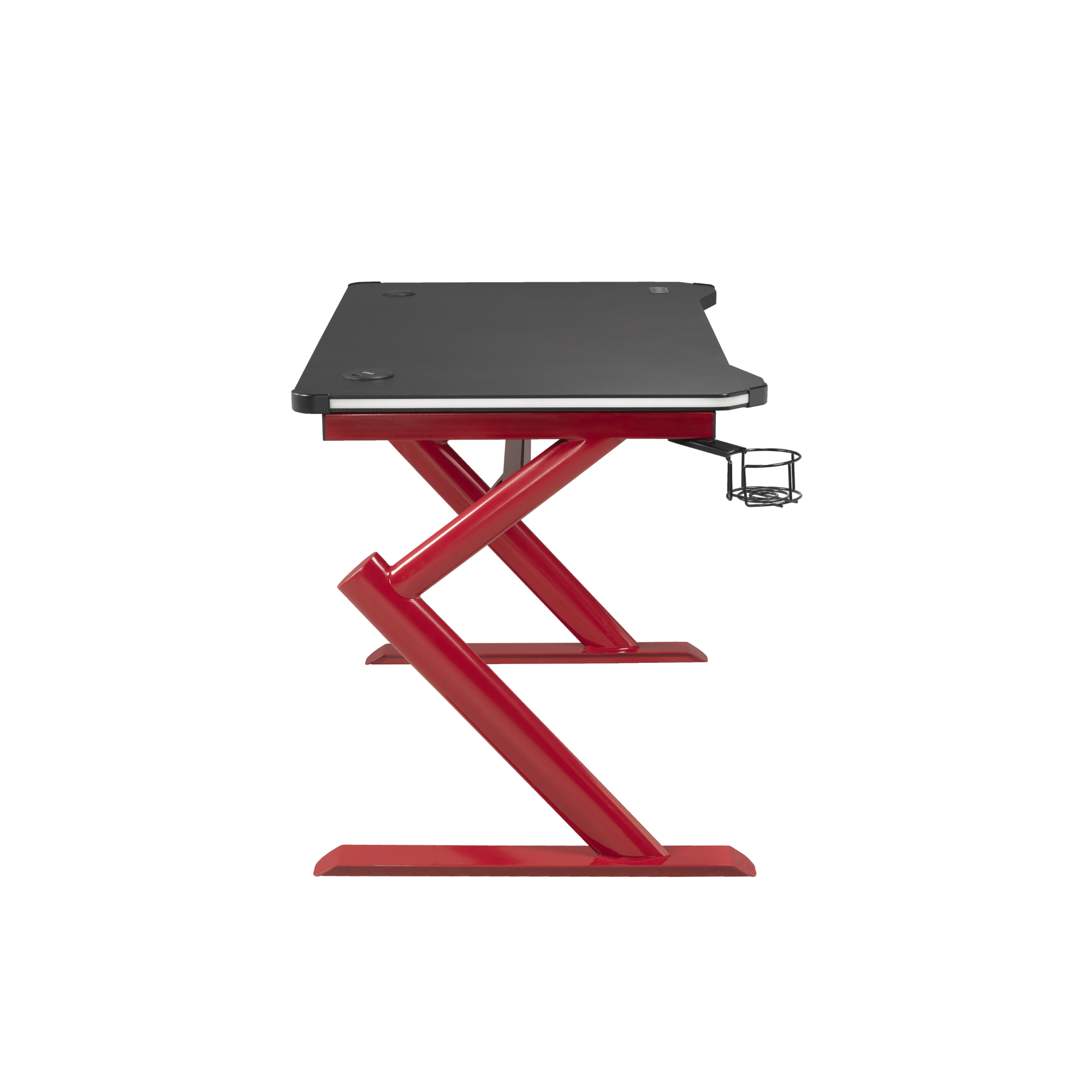 Gaming Desk in Black / Red 8028.