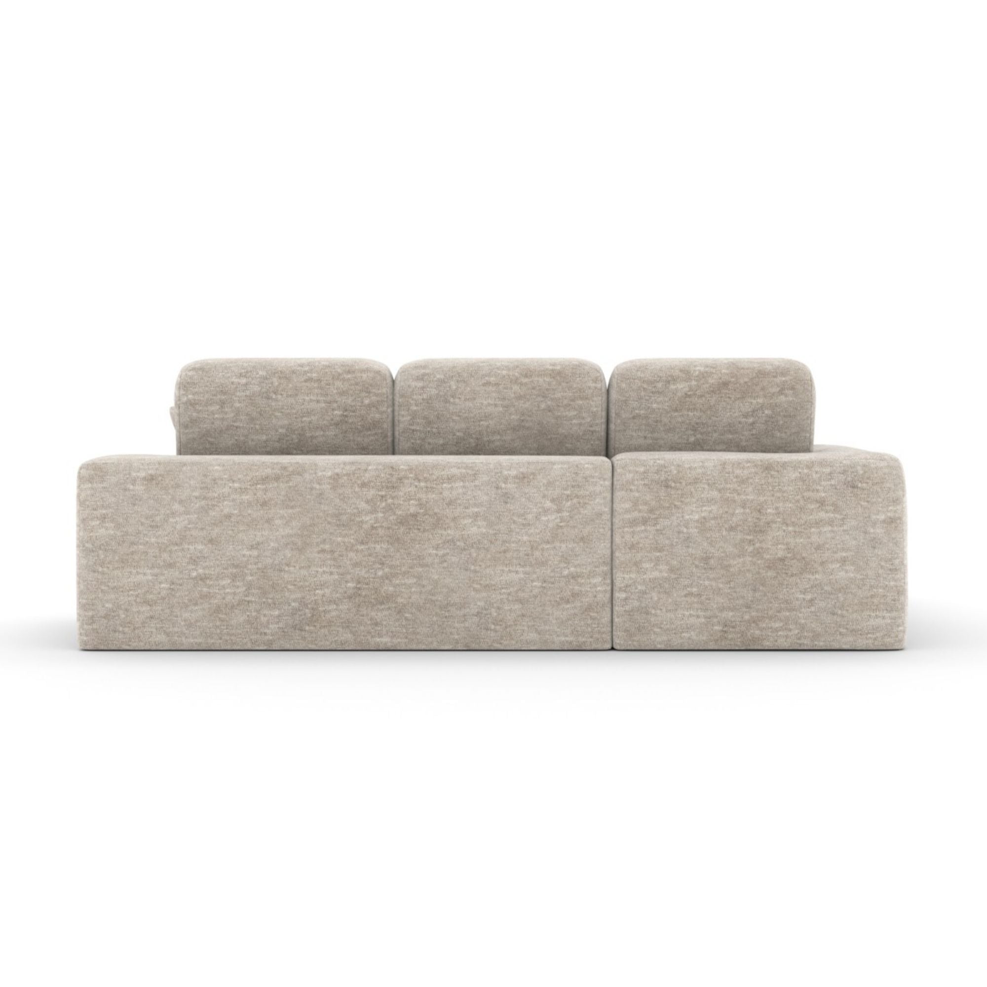 2PC Sectional in Beige 373001 | CastleUp Experience Centre